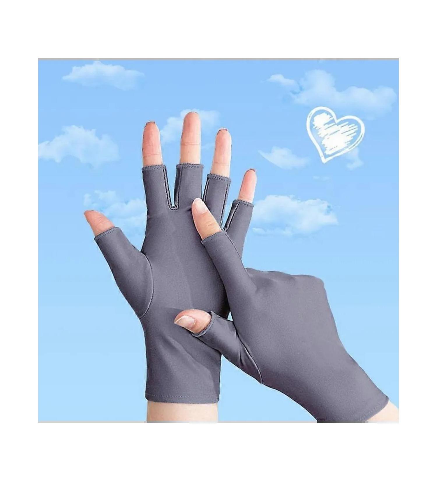 UV gloves for gel polish manicure tsv gray - Buy Online on GoSupps.com