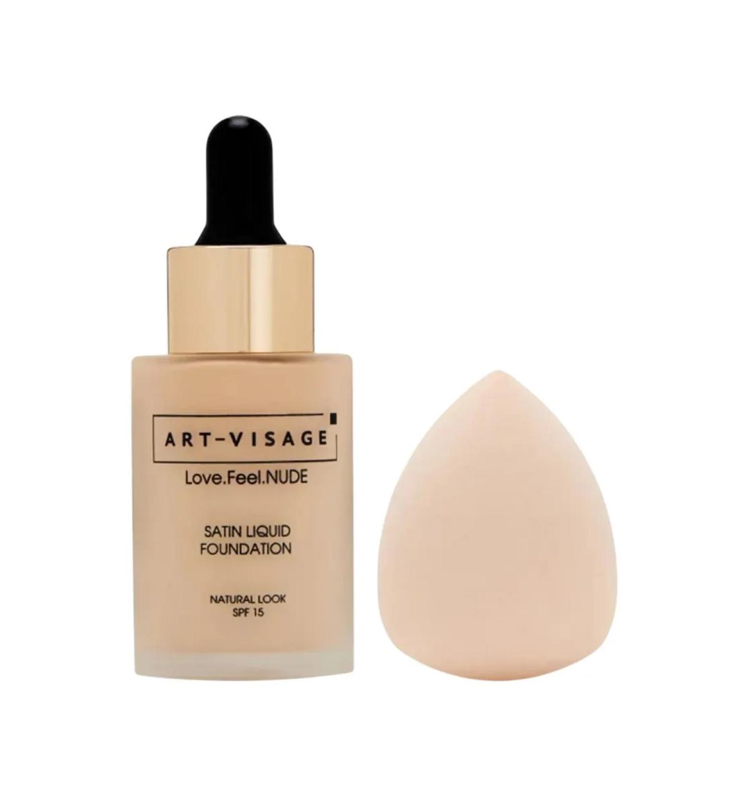 ArtVisage Liquid tonal cream with satin finish 15 tone 404 beige