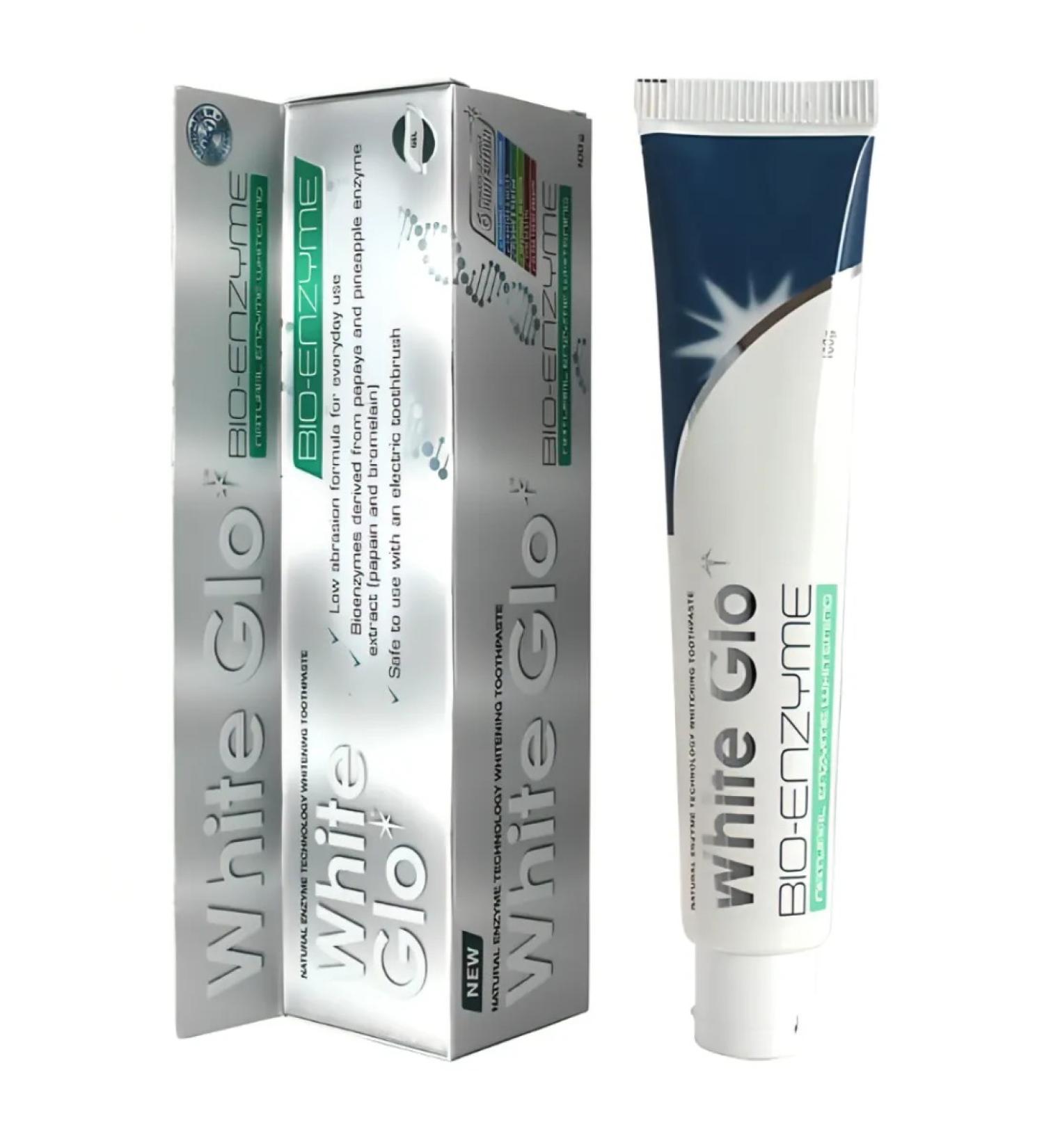 White Glo toothpaste whitening bioenzyme 100g - Buy Online on GoSupps.com