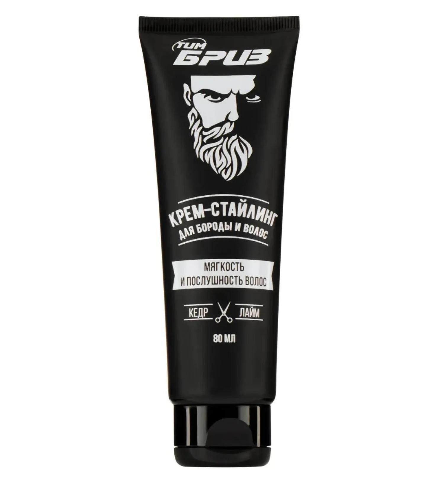 TIM BREEZE Creamstiling for beard and hair 80ml - Buy Online on GoSupps.com