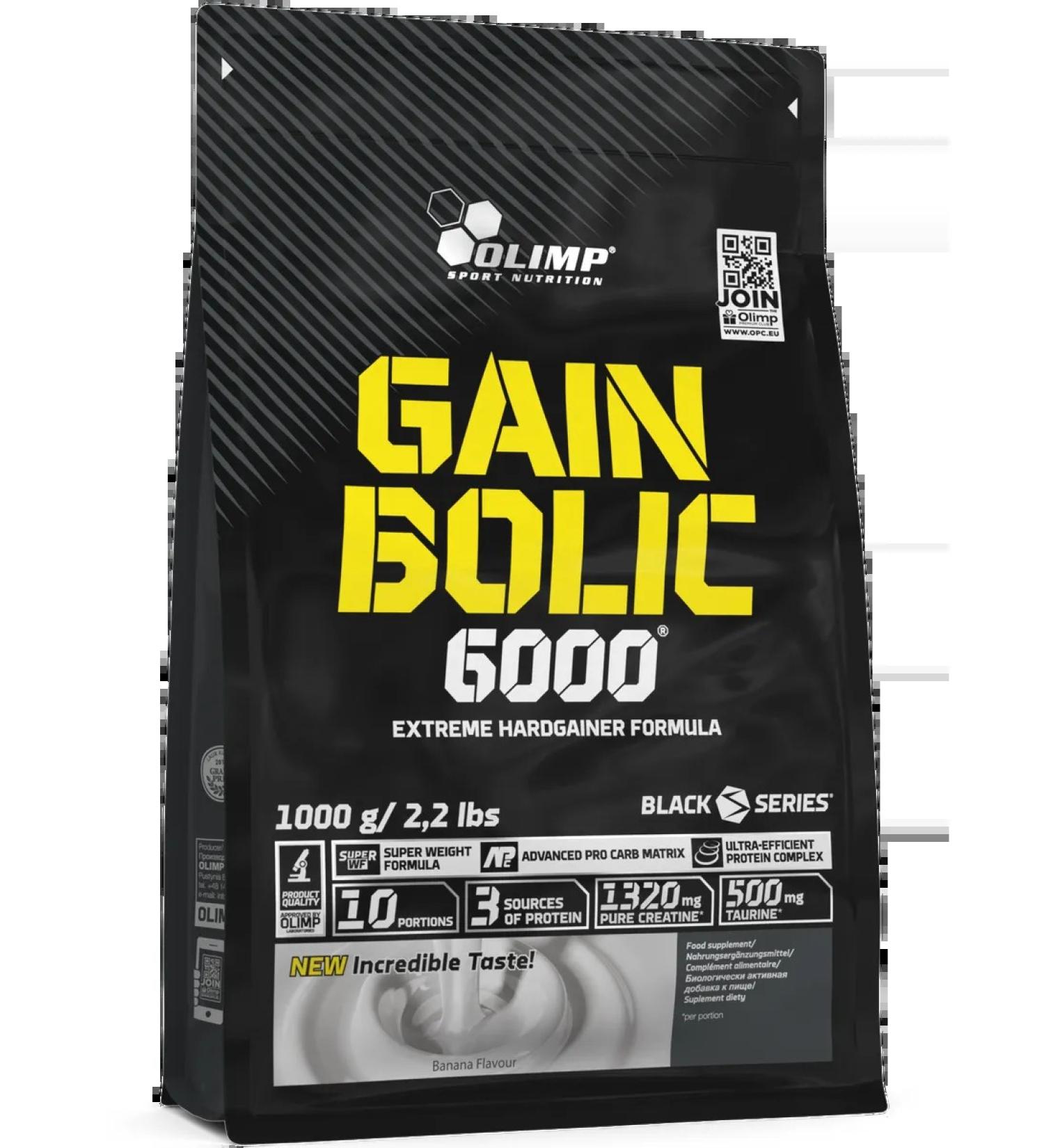 Olimp Sport Nutrition Gainer + BCAA Gain Bolic 6000 1000 g. Crem - Buy Online on GoSupps.com