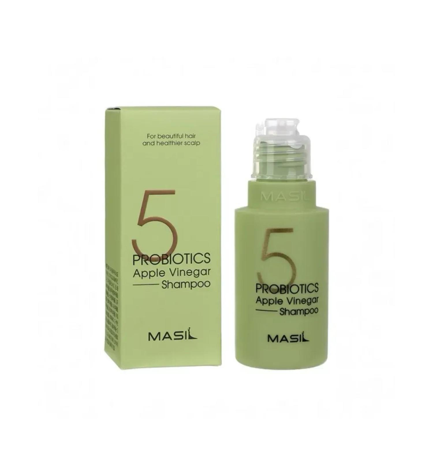 MASIL Shampoo against dandruff with apple cider vinegar 50 ml - Buy Online on GoSupps.com