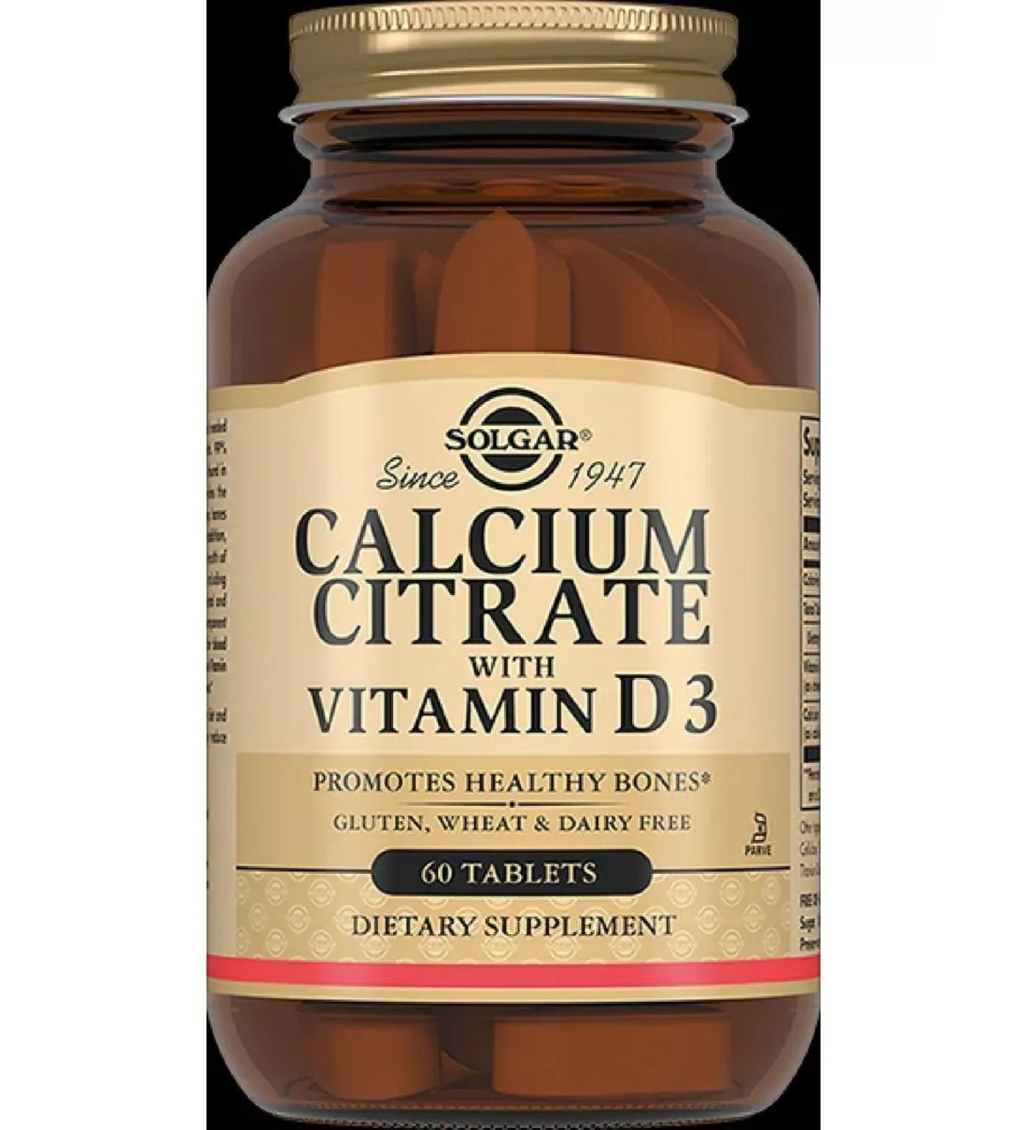 Solgar Calcium Calcium with vitamin D 3 60 pcs. pills -1pcs