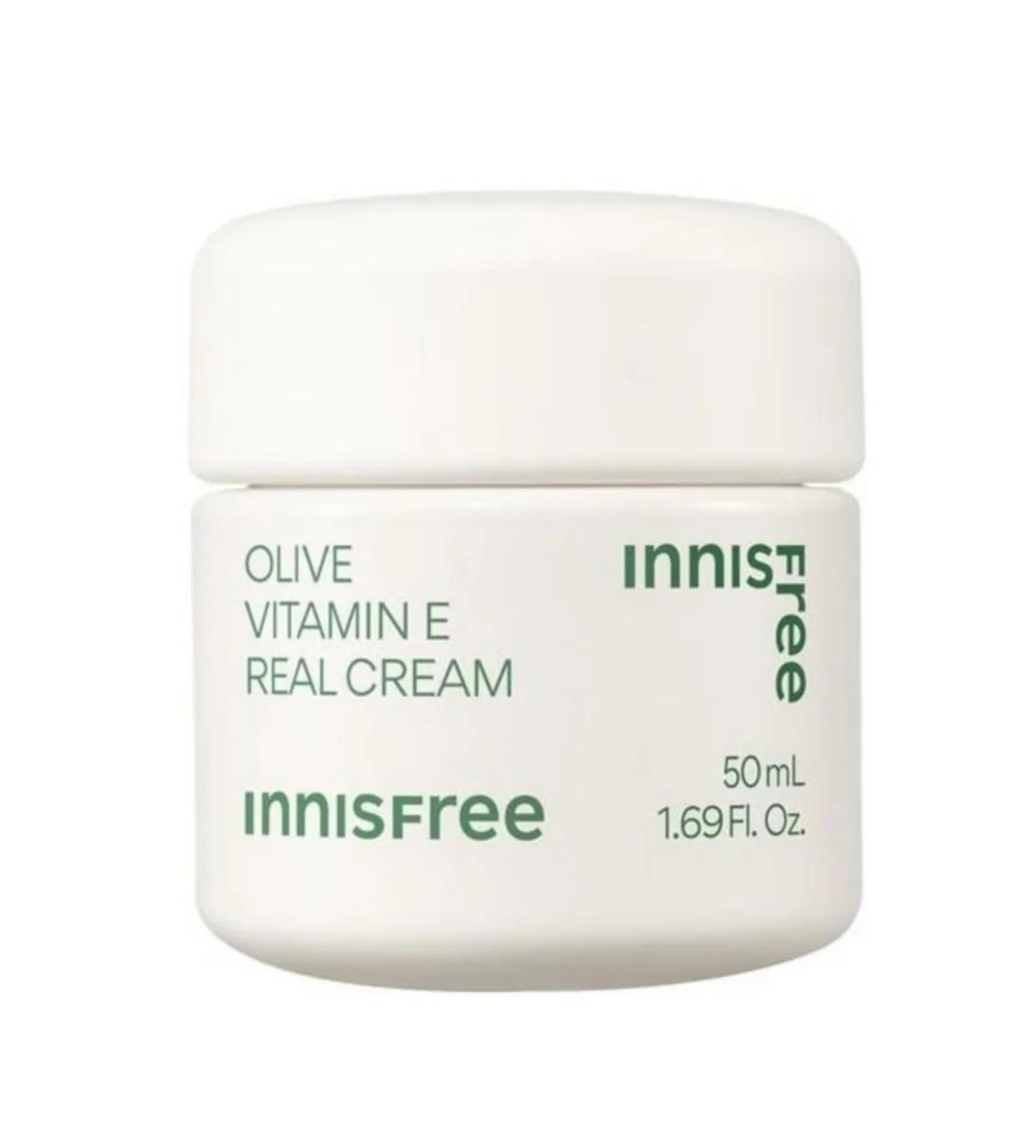 Innisfree Olive Vitamin E Real Cream 50 ml. - Buy Online on GoSupps.com
