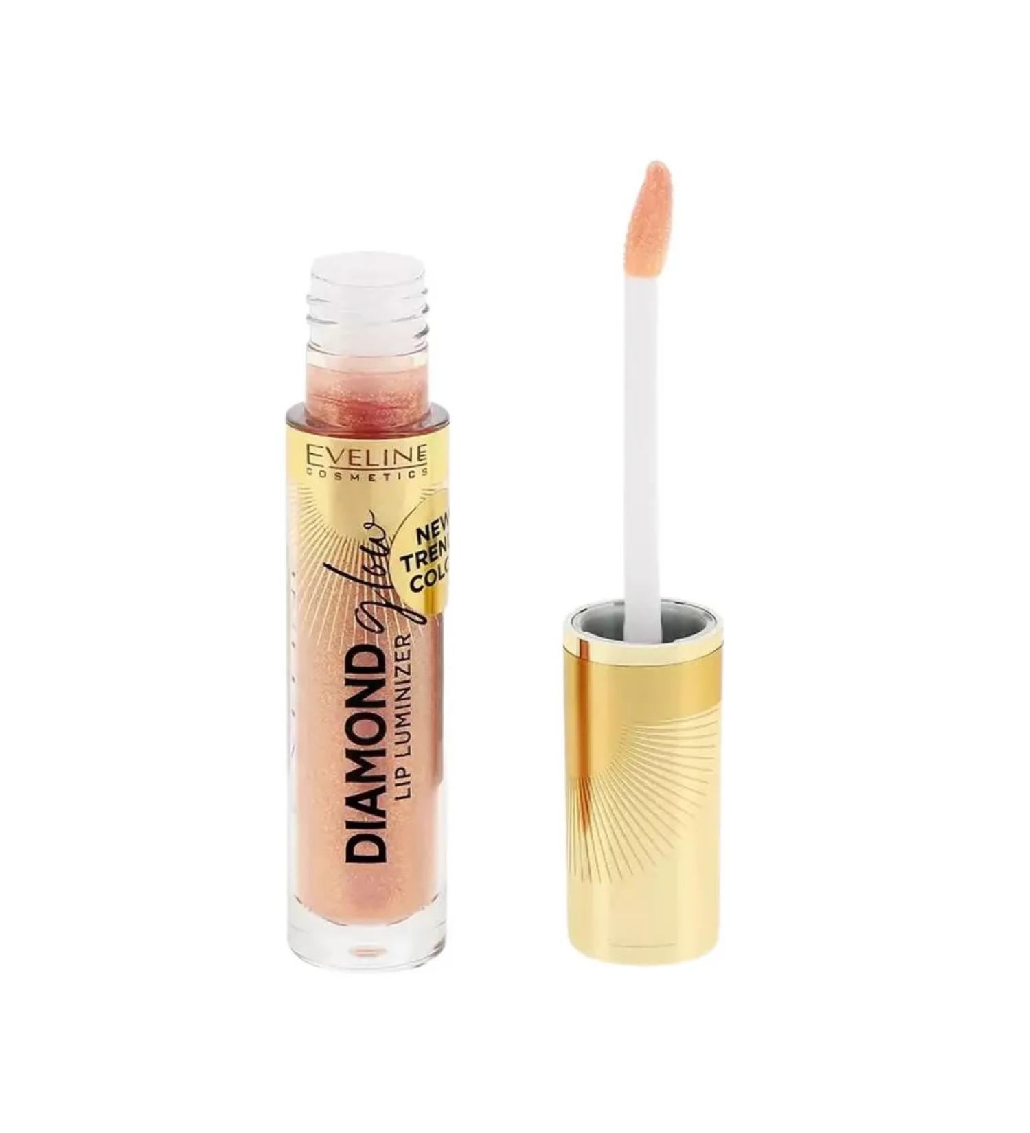 EVELINE Lip gloss with hyaluronic acid tone 08 4.5 ml - Buy Online on GoSupps.com