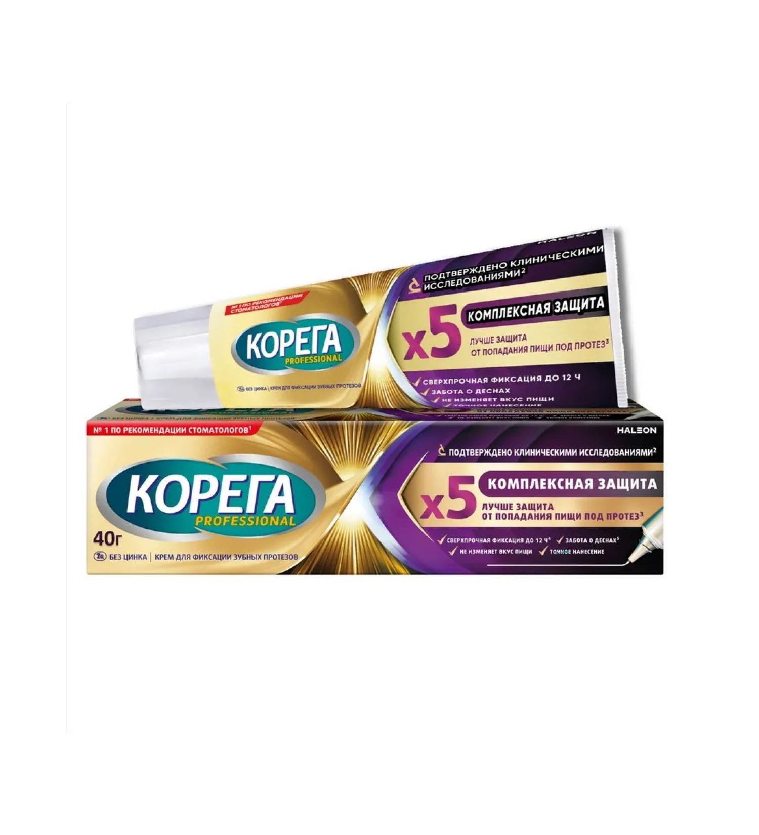 Korega Cream of dentures fixed 40g extra strong