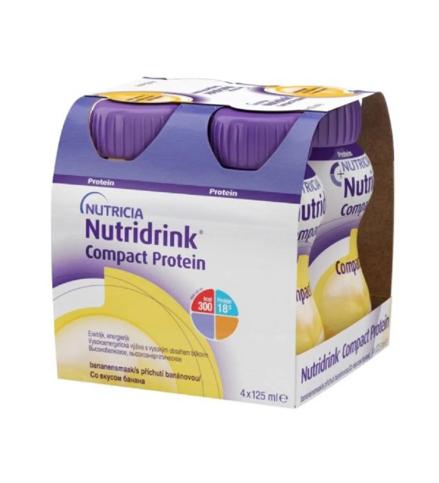 Nutridrink compact protein 125 ml 4 pcs Banana - 1