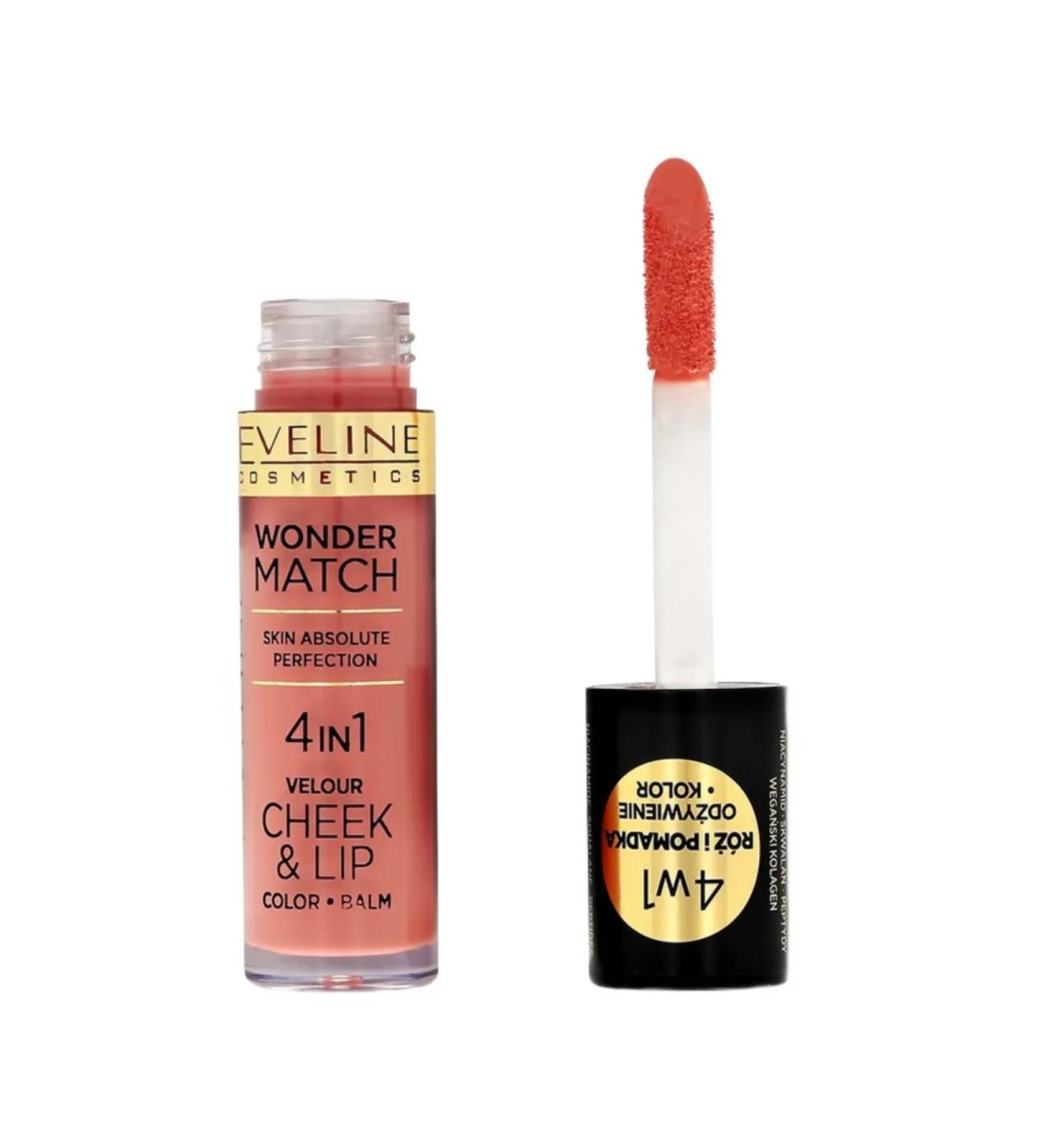 EVELINE Blush-lipstick liquid tone 02 4.5 ml - Buy Online on GoSupps.com