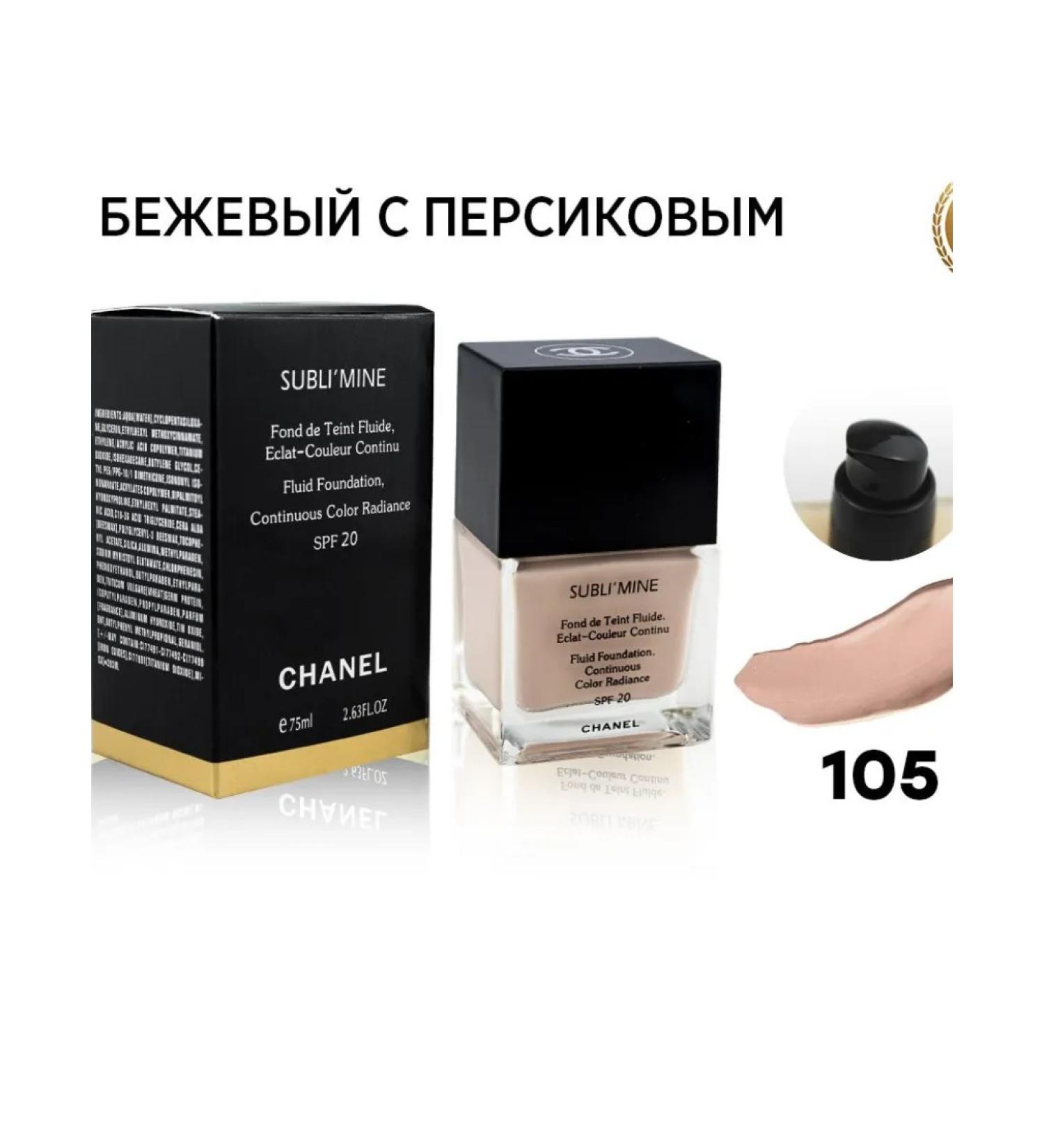 Sublimine Tonal Cream Chanel Tone 105 - Buy Online on GoSupps.com