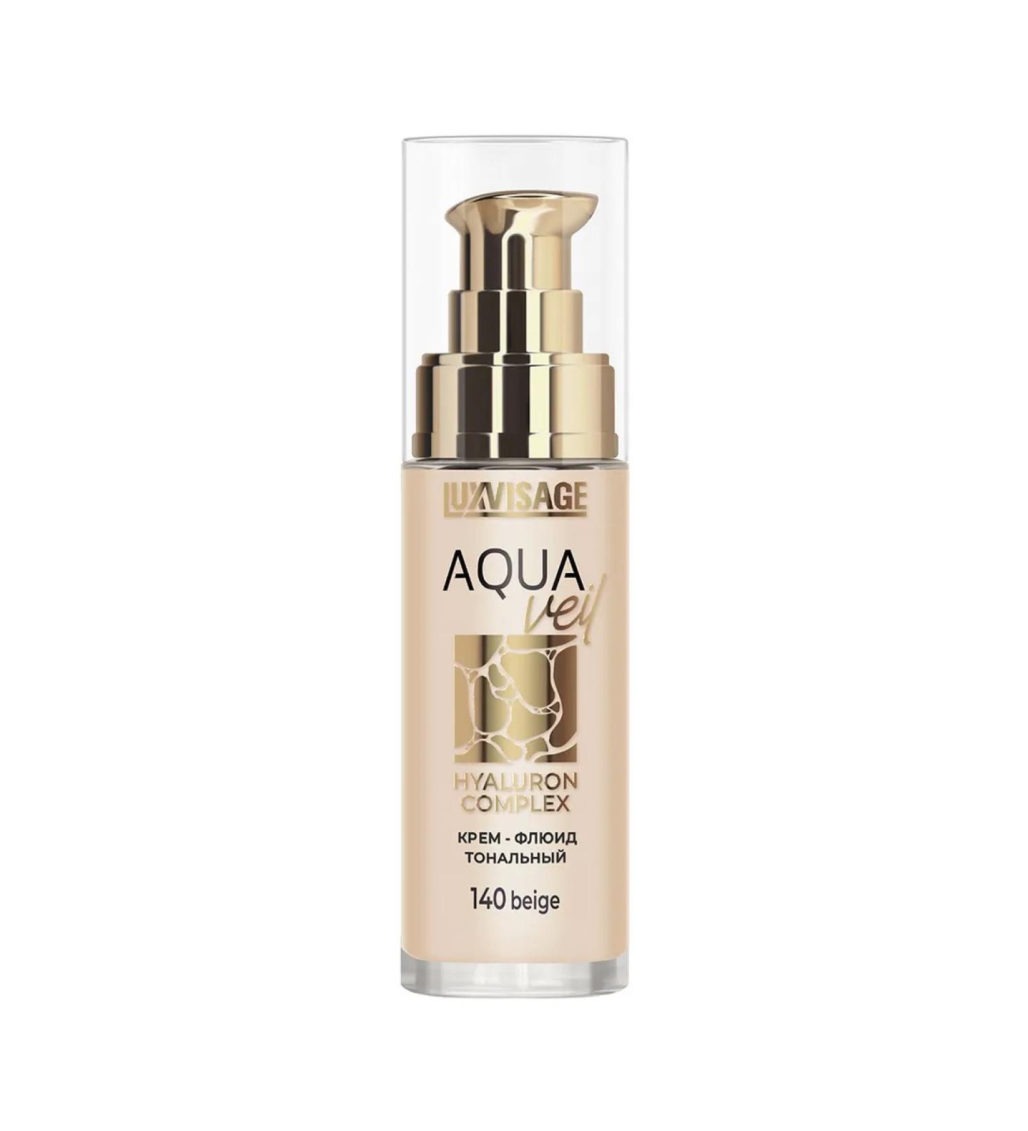 LUXVISAGE Fluid Cream Tonal Aqua Veil Hyaluron Complex tone 140 - Buy Online on GoSupps.com