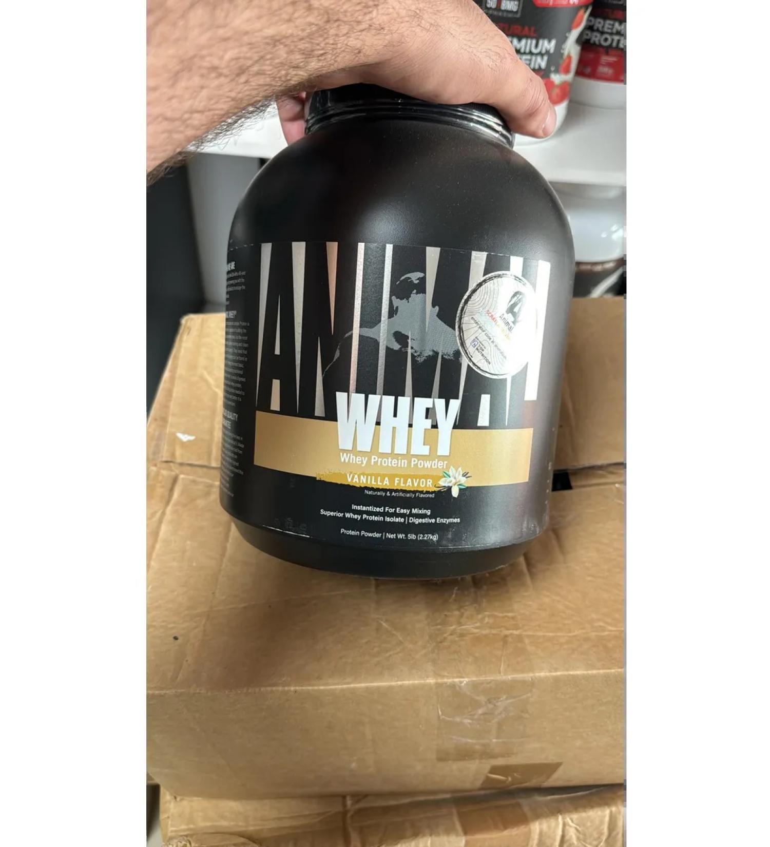 UNIVERSAL NUTRITION Wastein protein Universal Animal Whey 2270 gr (vanilla) - Buy Online on GoSupps.com