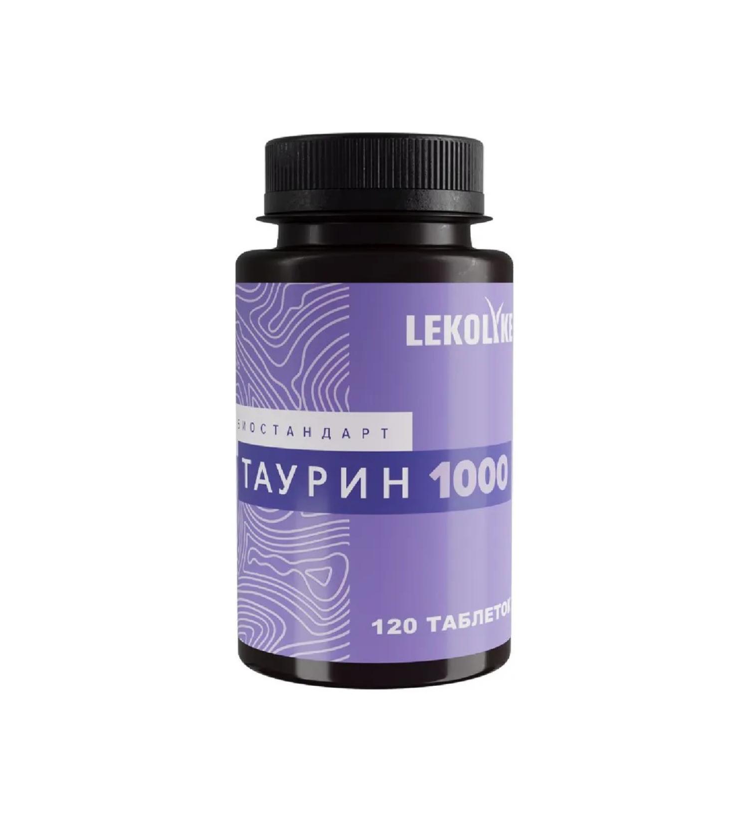 LEKOLIKE Taurin 1000 mg 120 table. 600 mg - Buy Online on GoSupps.com