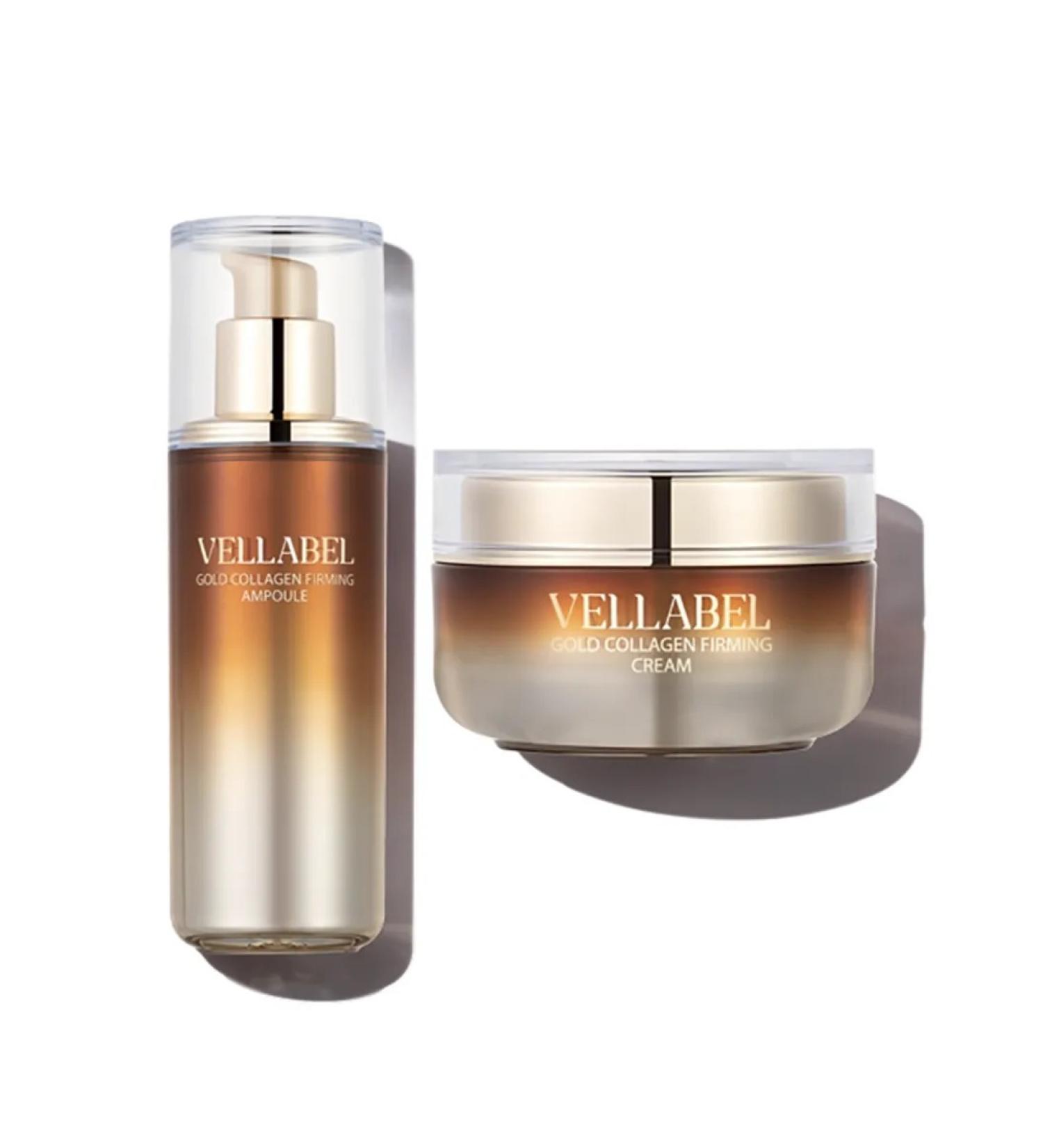 THE SAEM Facial Set Vellabel Gold Collagen Firming Special 2 Set - Buy Online on GoSupps.com