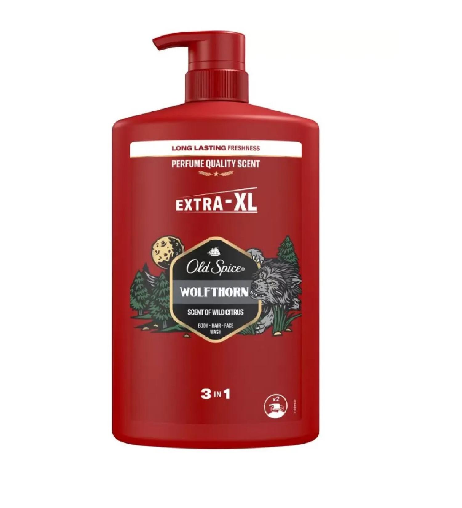 Old Spice Shower gel+wolfthorn shampoo 1 liter