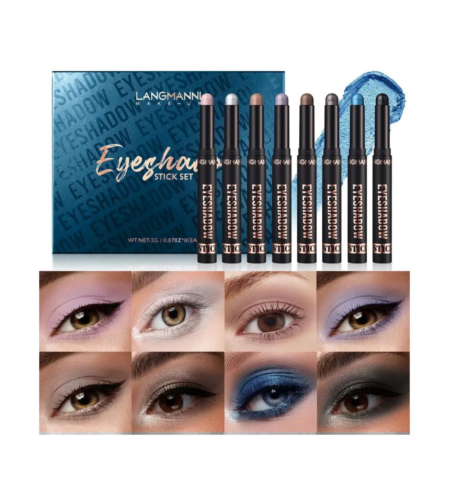LANGMANNI Universal set of eyelid shadows tone C - Buy Online on GoSupps.com