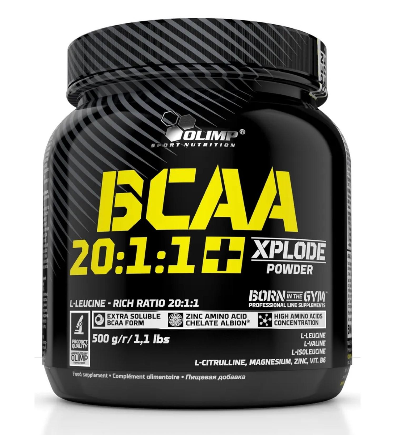Olimp Sport Nutrition Amino acids BCAA 20 1 1 XPLODE POWDER 500 G. Pear - Buy Online on GoSupps.com
