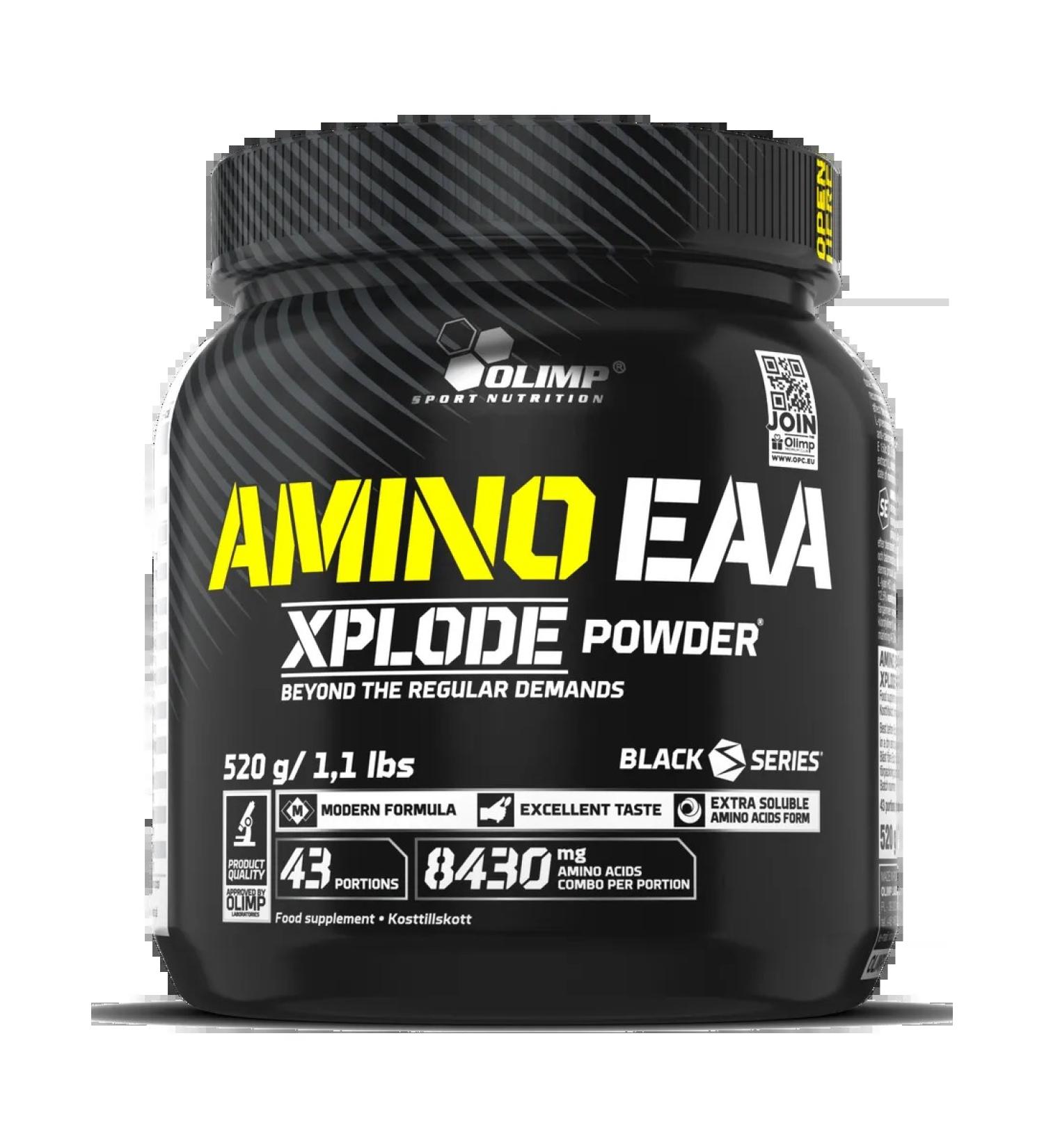 Olimp Sport Nutrition EAAA XPLode Powder 520 amino acids Orange - Buy Online on GoSupps.com