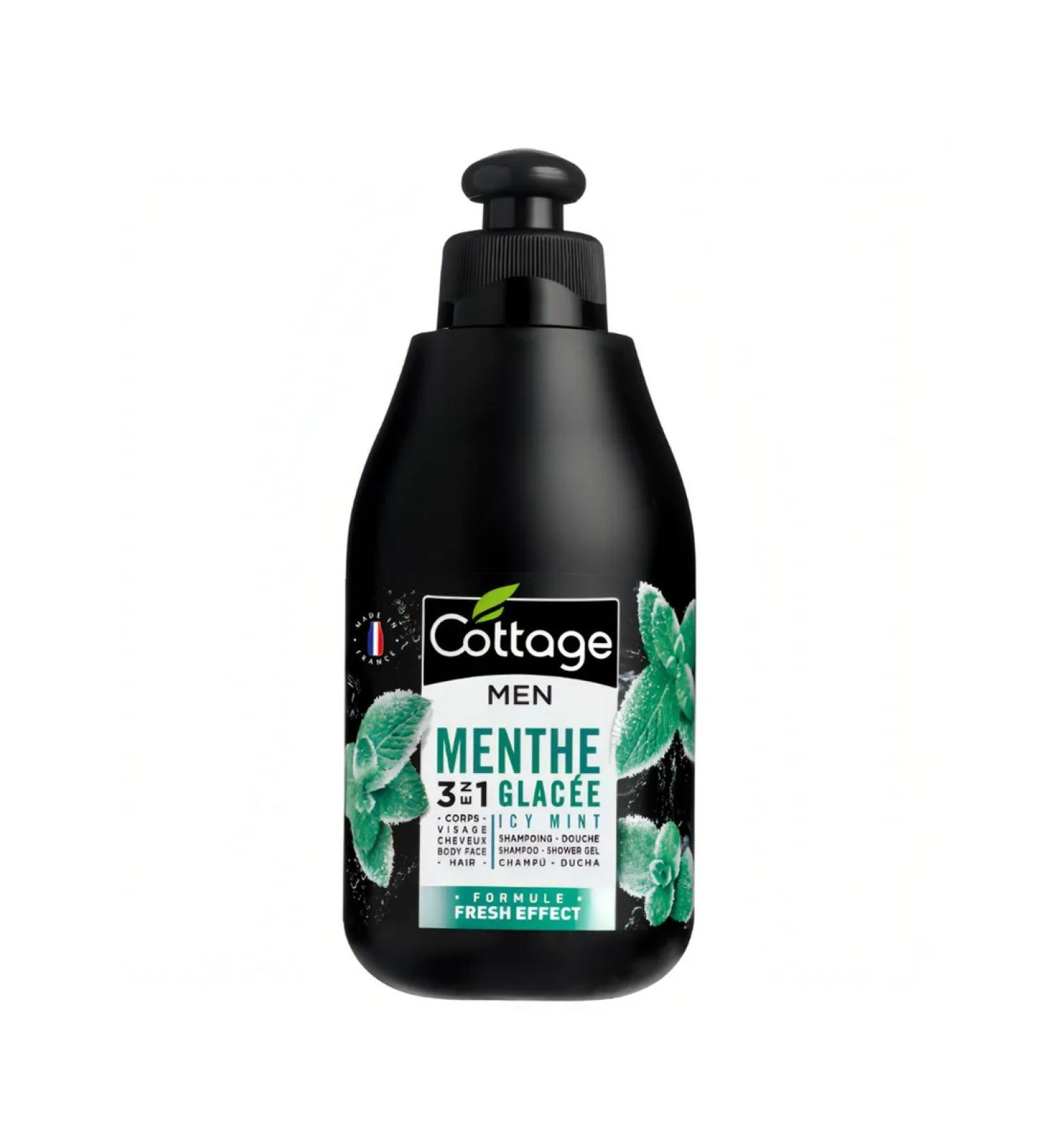 Cottage Male hair shampoo and shower gel mint 250ml - Buy Online on GoSupps.com