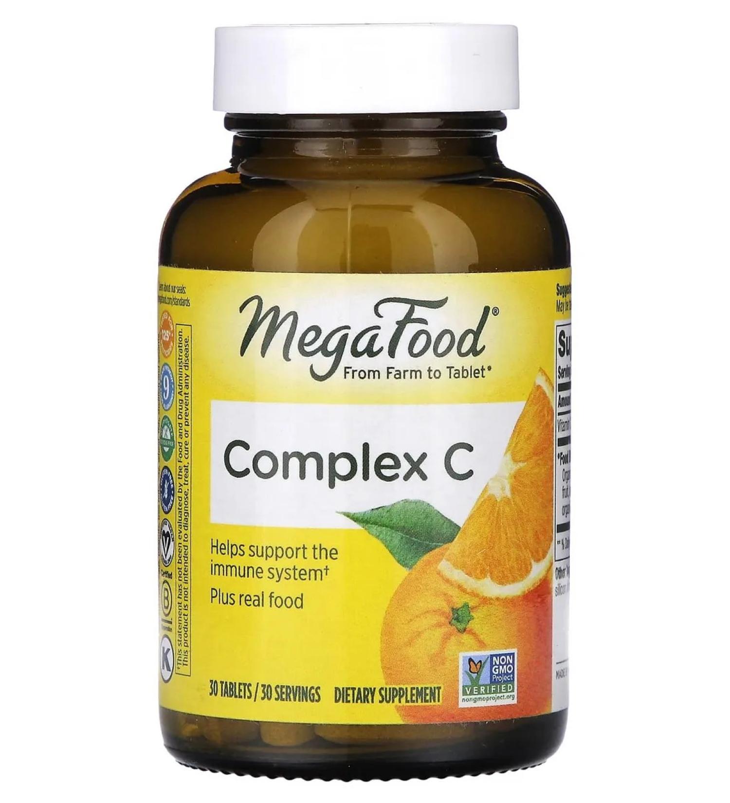 MegaFood Complex C 30 tablets