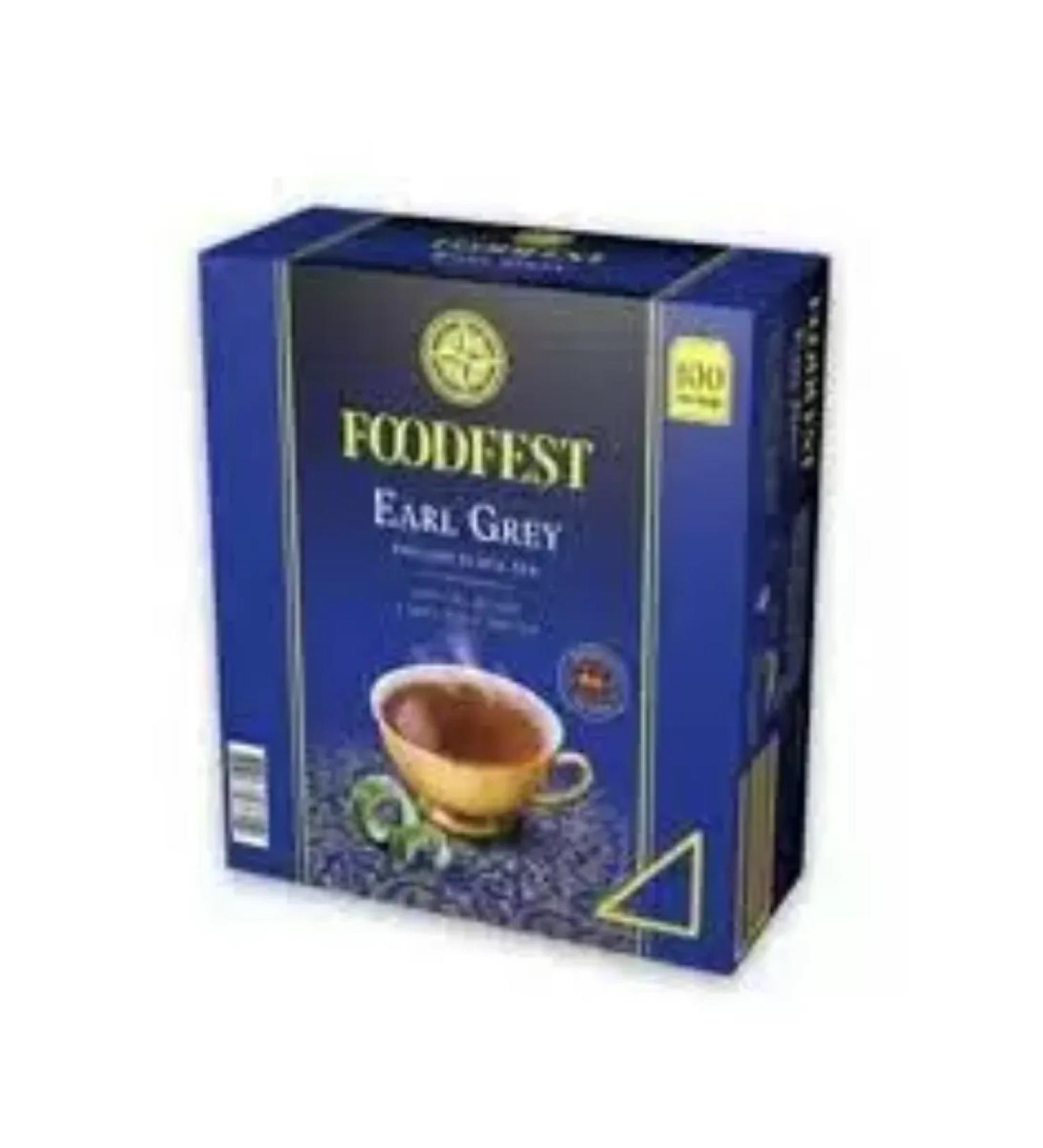 FOODFEST Tea Earl Grey Black Bergamot 100 bags