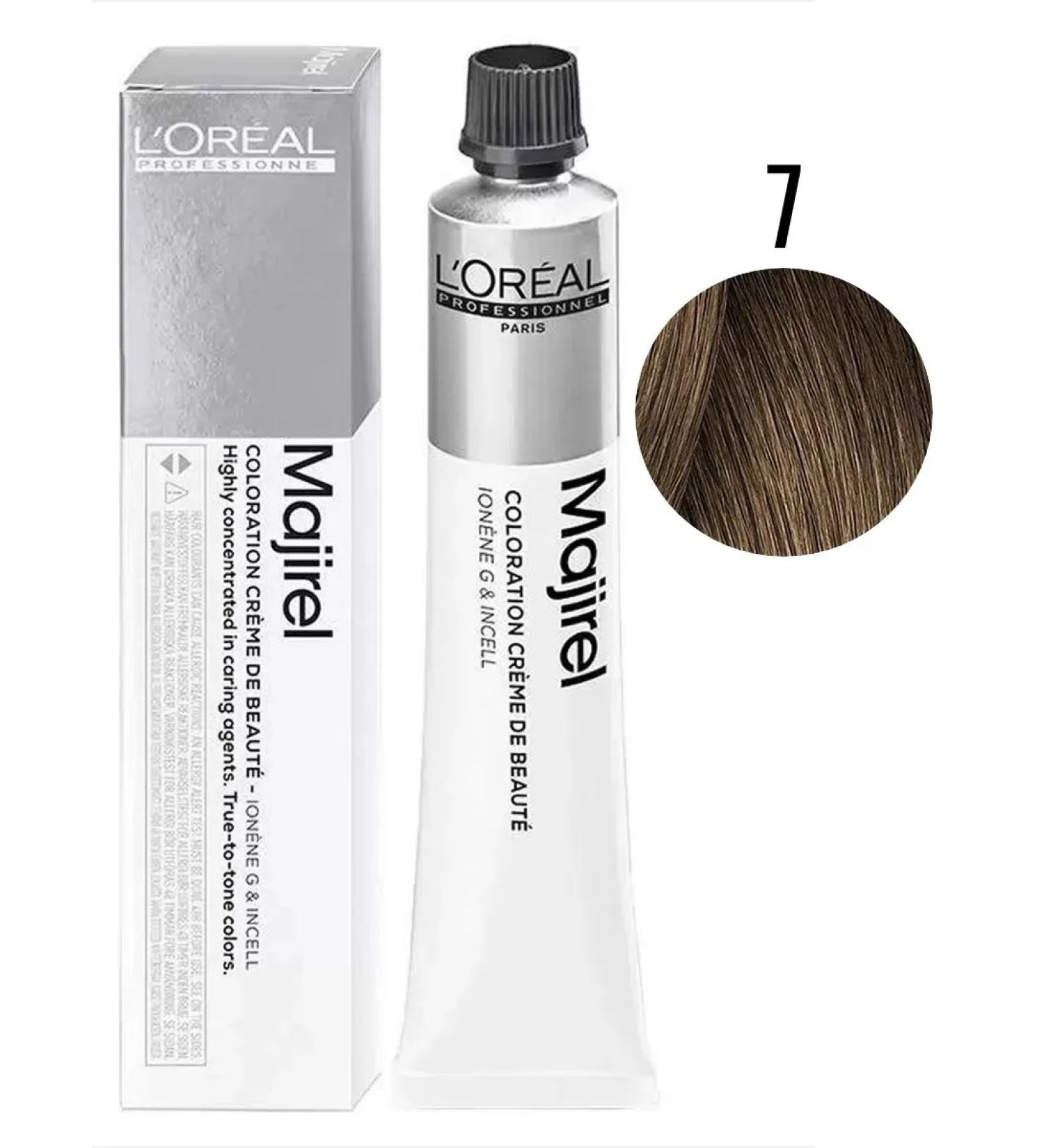 L'Oreal Professionnel Loreal Majirel 7 hair dye 50 ml - Buy Online on GoSupps.com