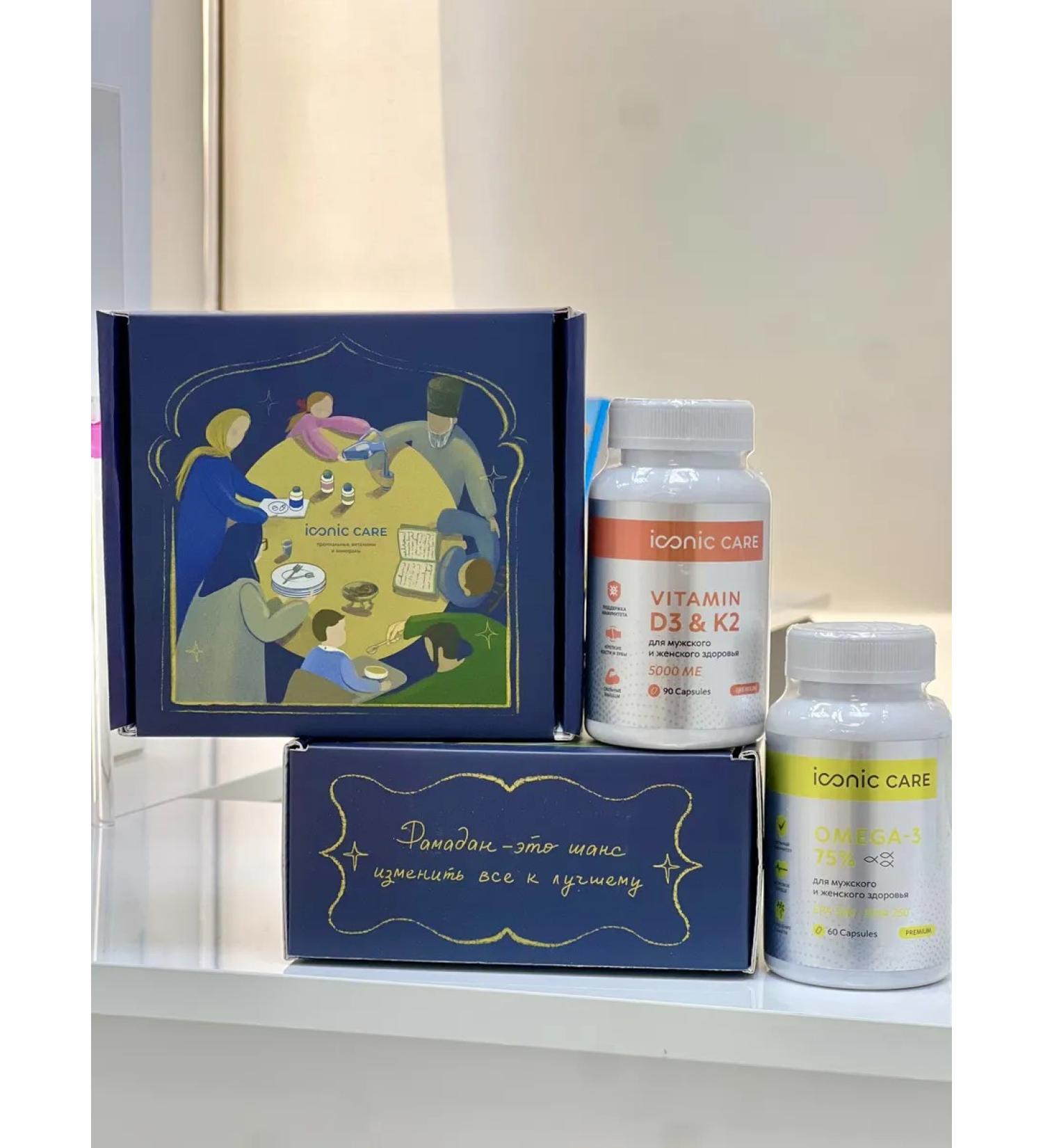 Iconic Care Vitamin C complex D3 K2 5000 and omega33 - Buy Online on GoSupps.com