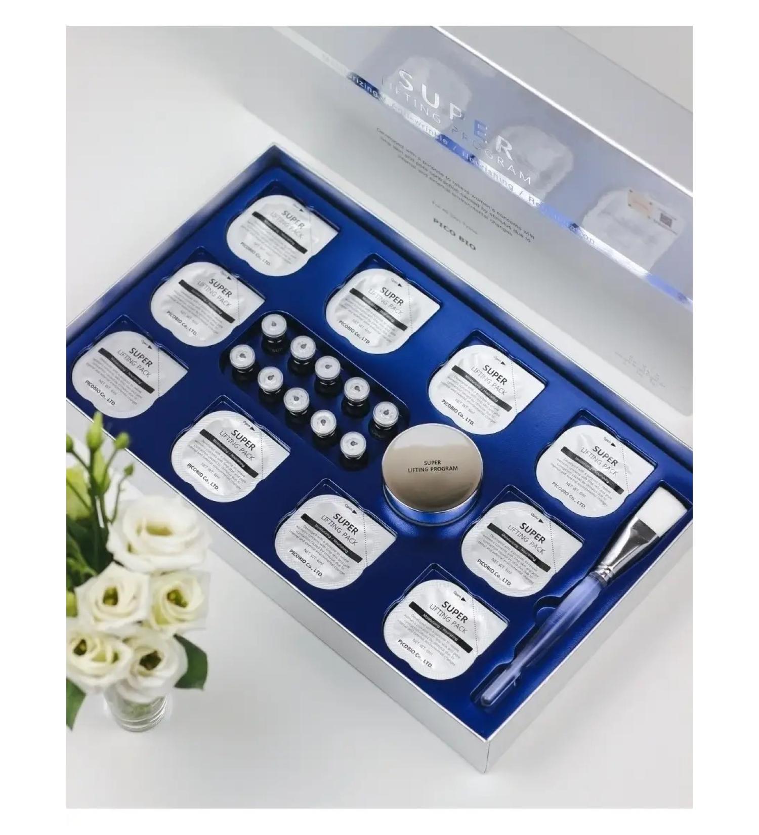 PEPPLUS+ Face mask lifting two -component (10 pcs. + Cream) - Buy Online on GoSupps.com