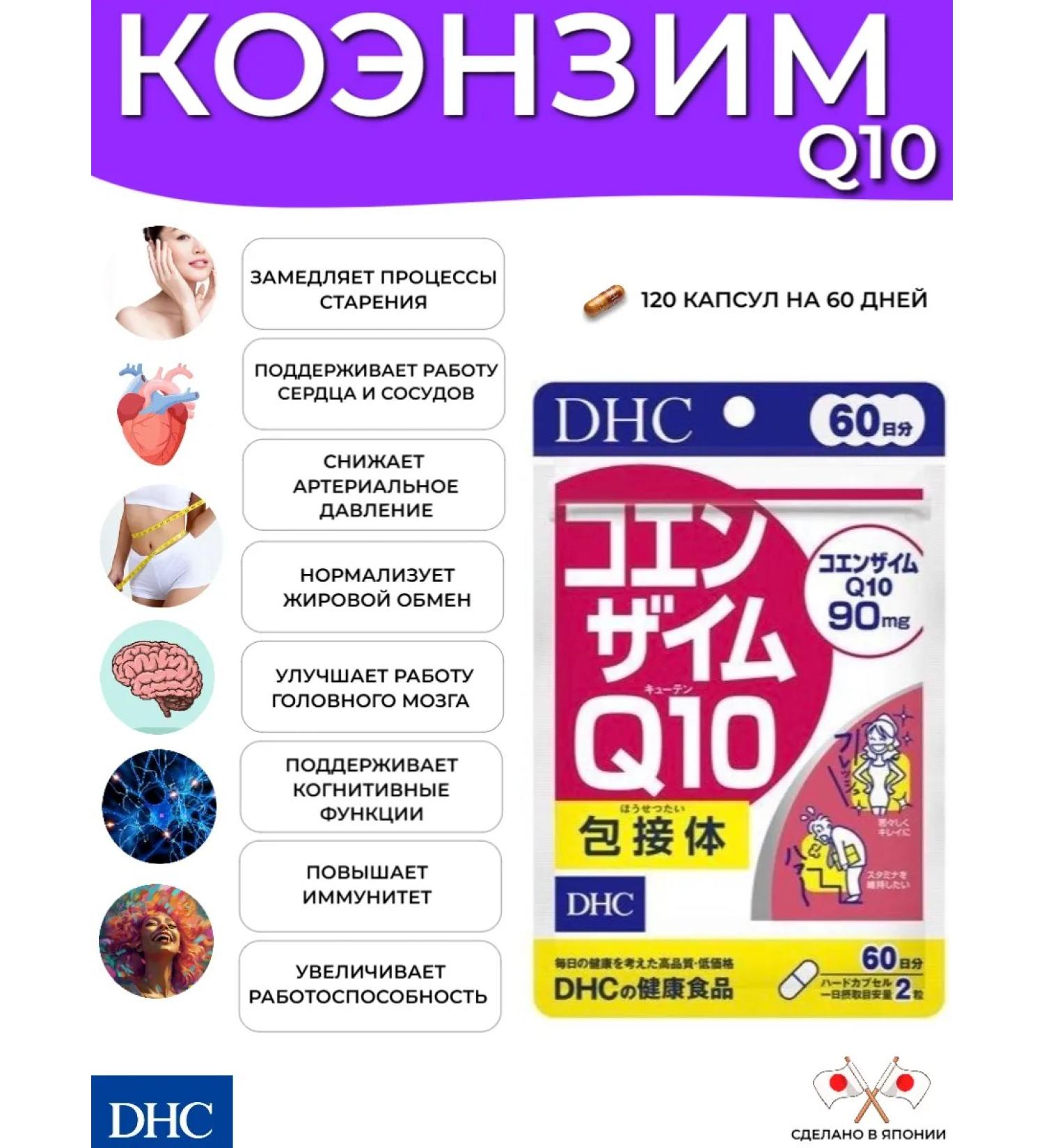 DHC Coenzyme Q10 Vitamin of youth for 60 days Japan