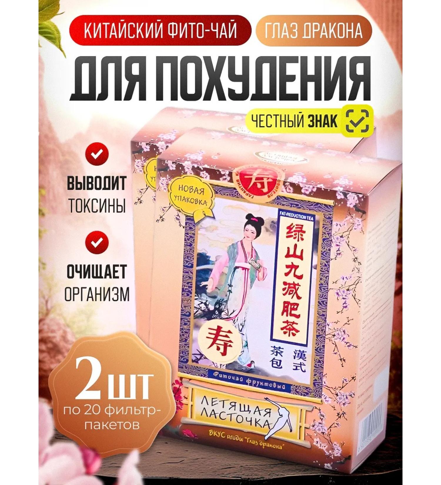 Honey and Jam Tea for weight loss drainage from edema 2 units. "Dragon's Eye" - Buy Online on GoSupps.com