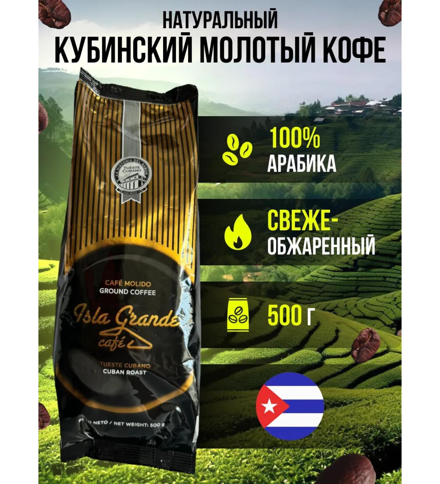 Coffee ground Cubin Isla Grande Arabica 100%