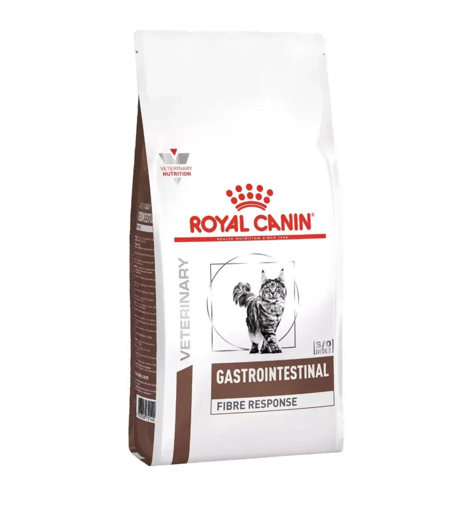 ROYAL CANIN GastroinTestinal Fiber Response for cats with constipation of 2kg - Buy Online on GoSupps.com