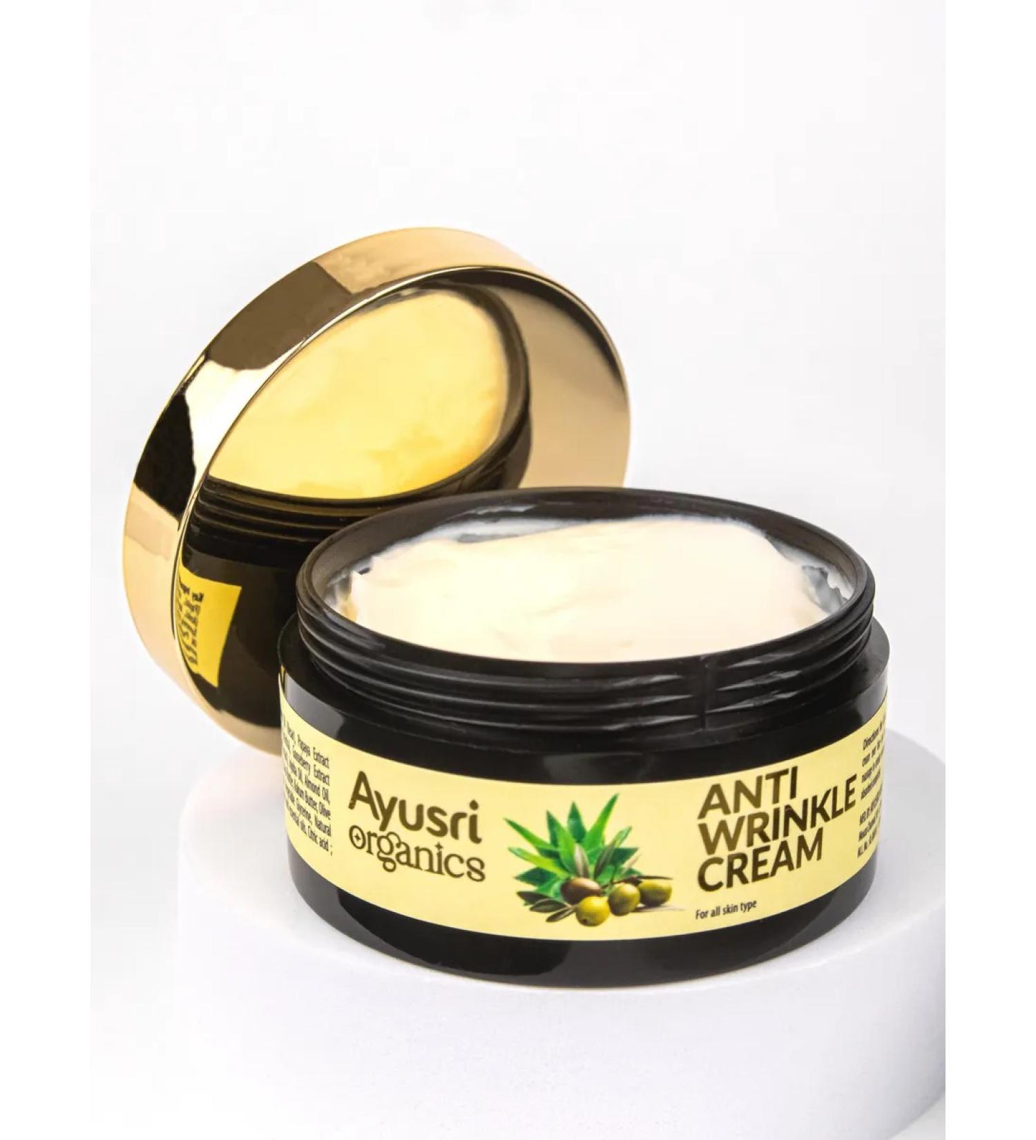 Ayusri Face cream anti -aging night against wrinkles 50 grams - Buy Online on GoSupps.com