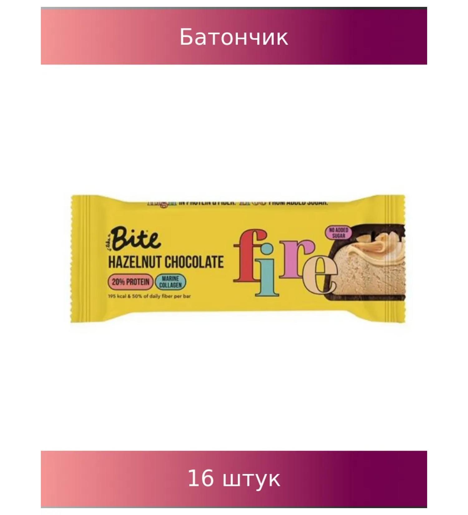 Bite Baton-protein "forest nut-chocolate" 50g 16 pcs