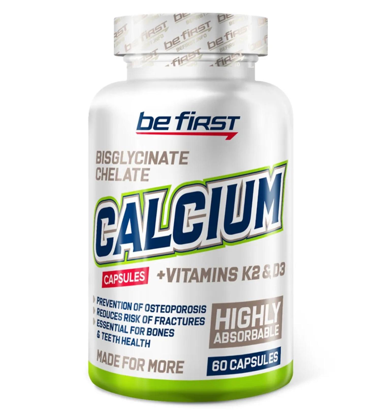 Be First Calcium Helat with vitamin K2 and D3 - Buy Online on GoSupps.com