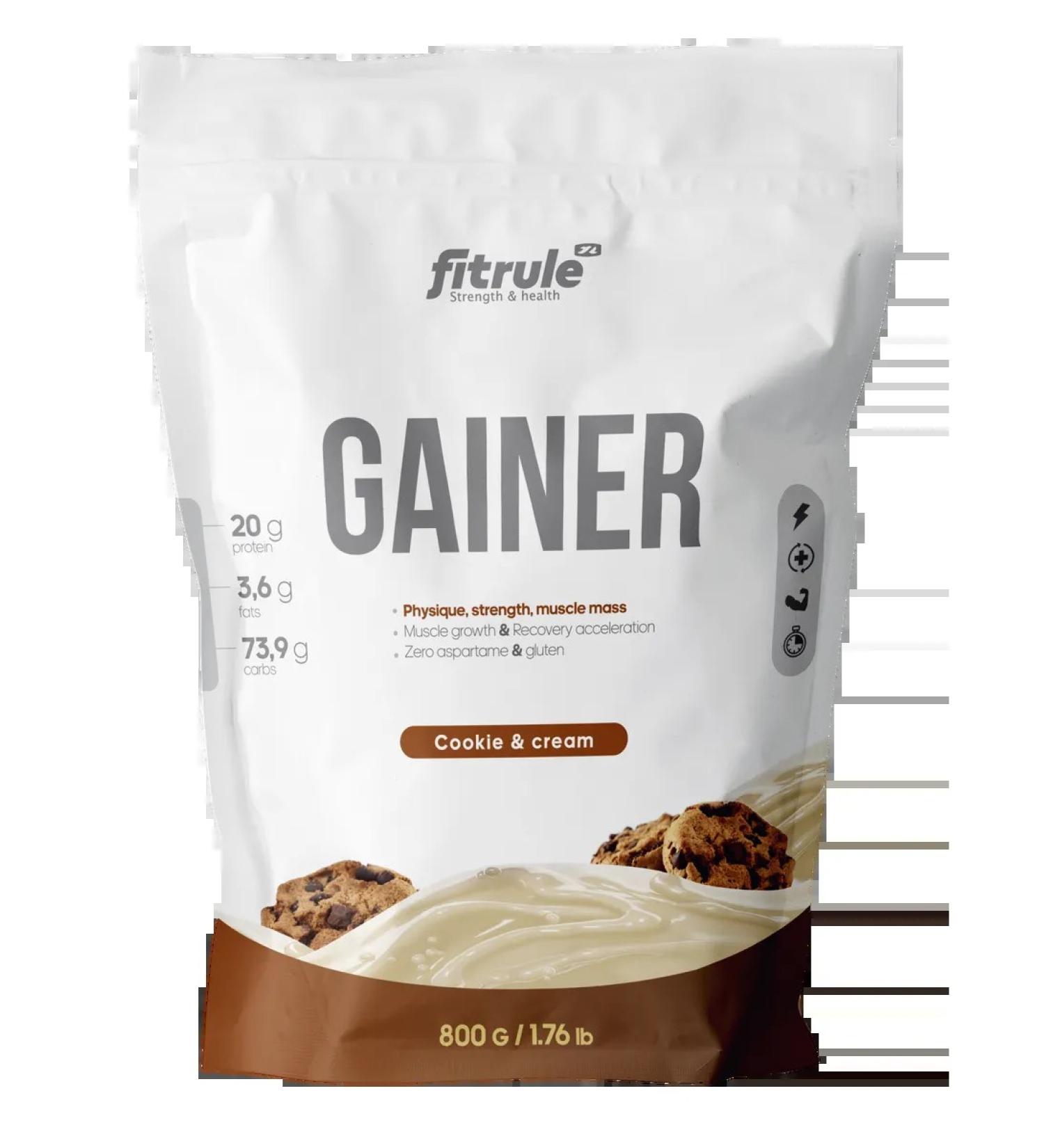 Fitrule Nutrition Fitrule Gainer for increasing mass 800g cookies