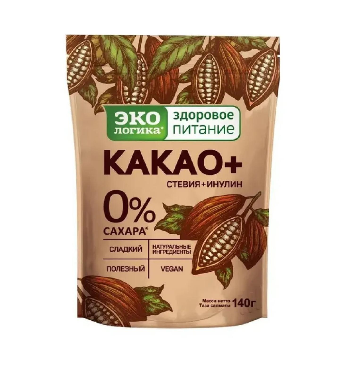 EcoLogic Cocoa soluble plus 140g