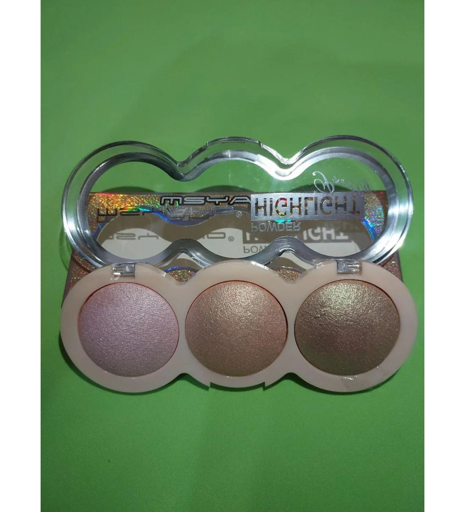 Palette Highlighter for Faces with sparkles 02 - Buy Online on GoSupps.com