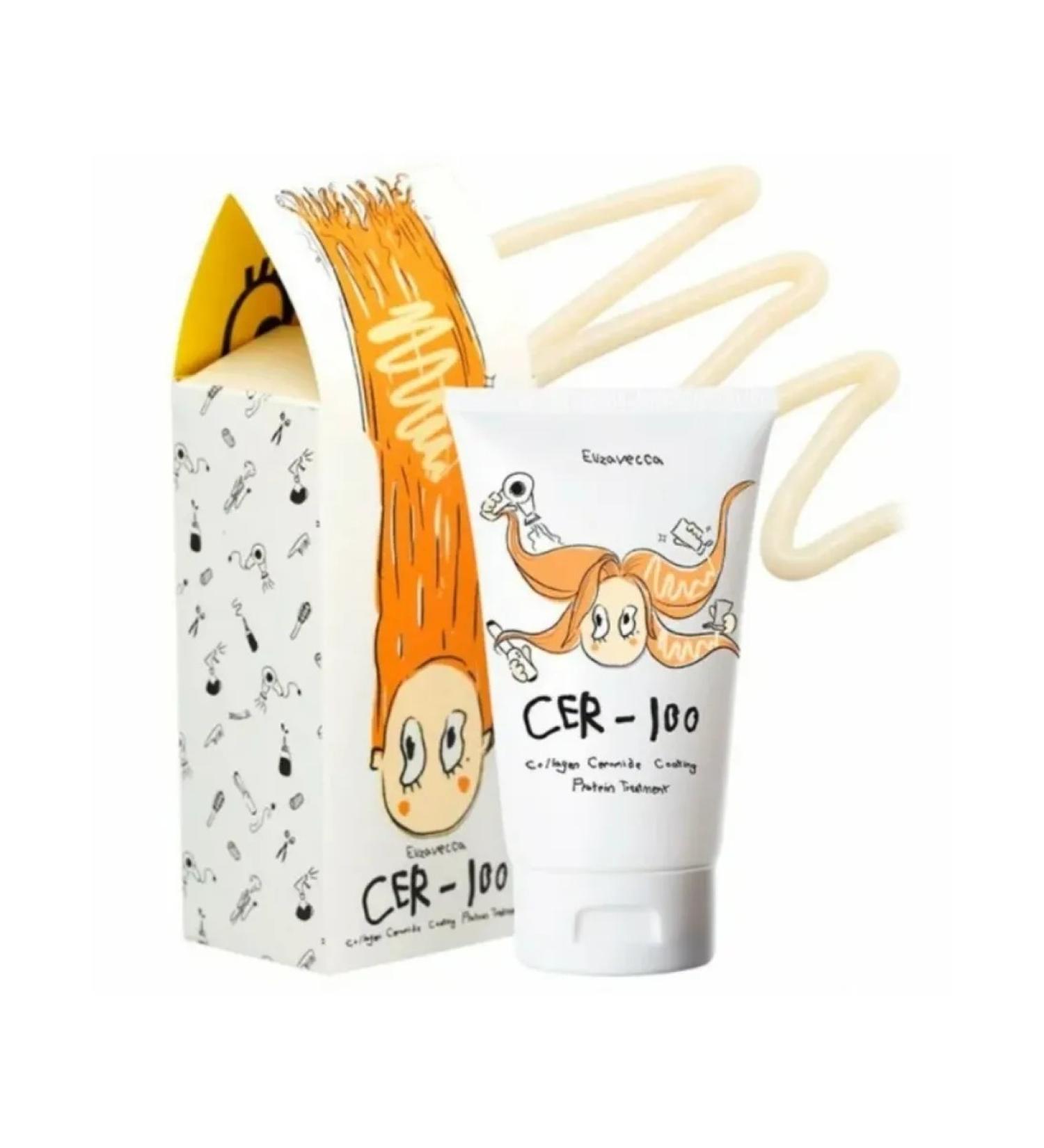 Elizavecca Keratin hair mask with collagen and ceramides - Buy Online on GoSupps.com