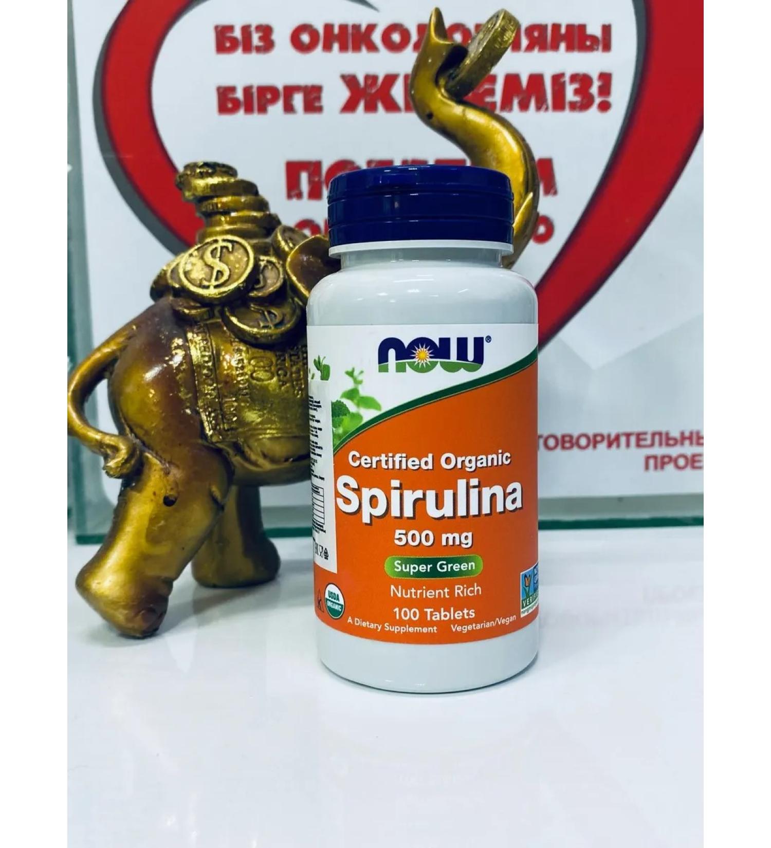 Spirulina 500 mg 100 tablet