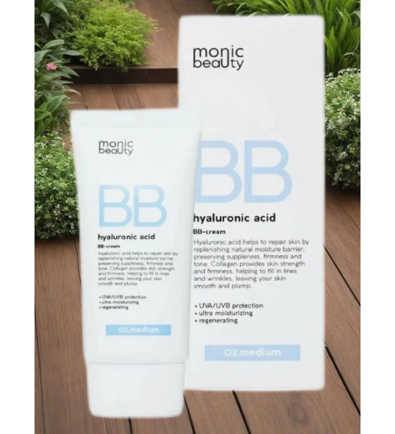 MONIC BEAUTY BB cream with hyaluronic acid 02