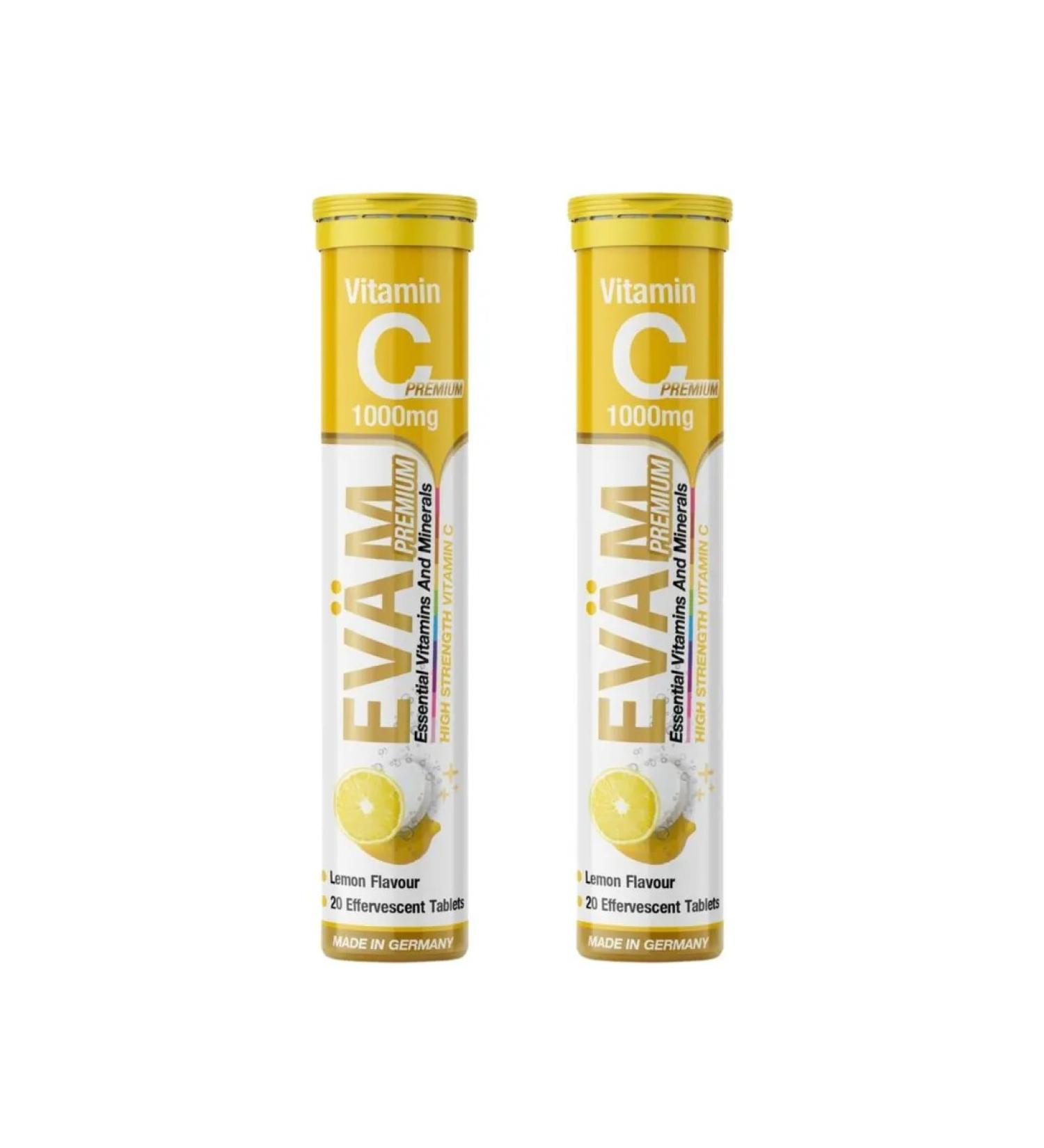 EVAM Vitamin C ascorbic acid 1000 mg 40pcs