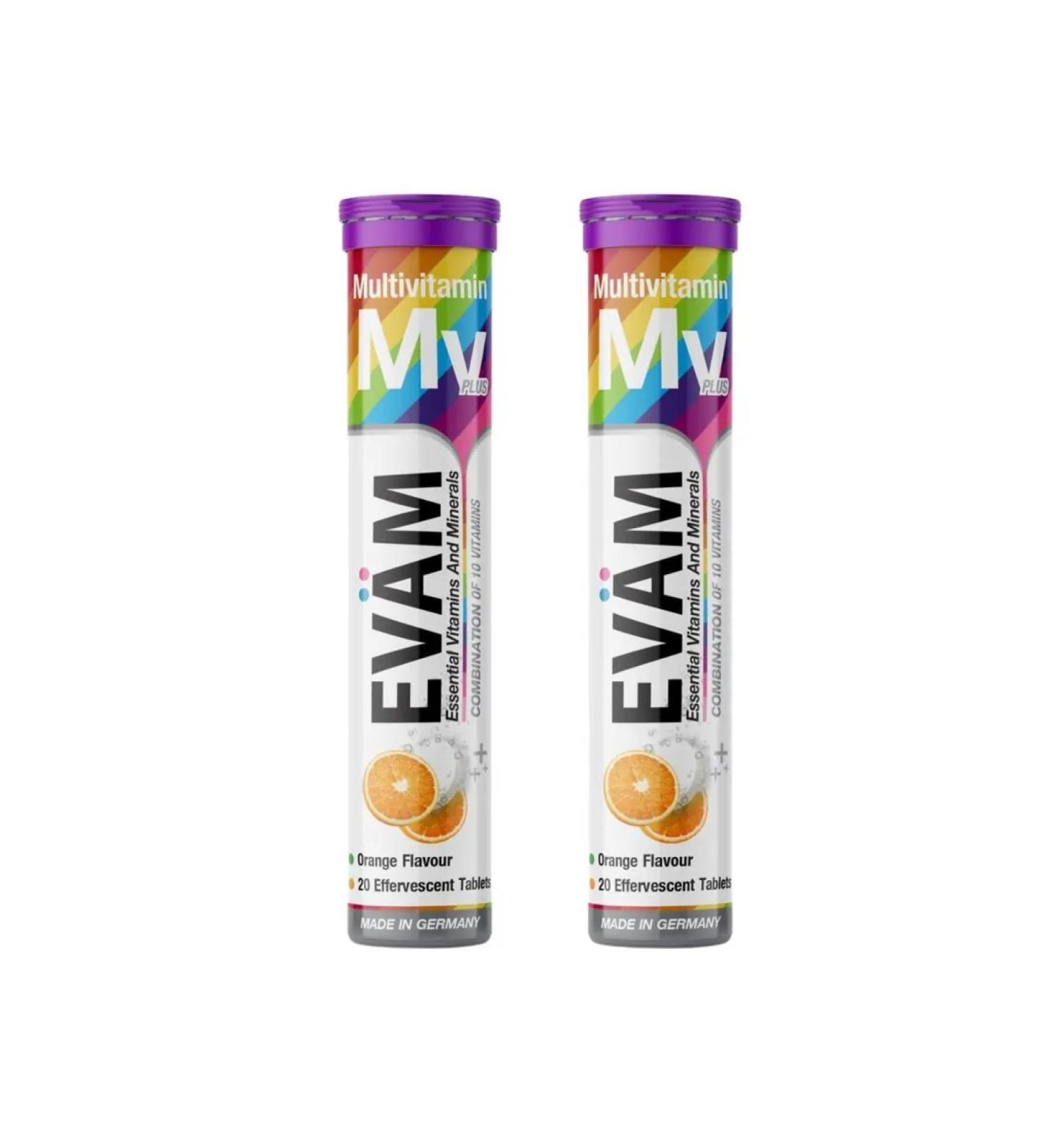 EVAM Multivitamins sparkling pills for immunity 40pcs - Buy Online on GoSupps.com