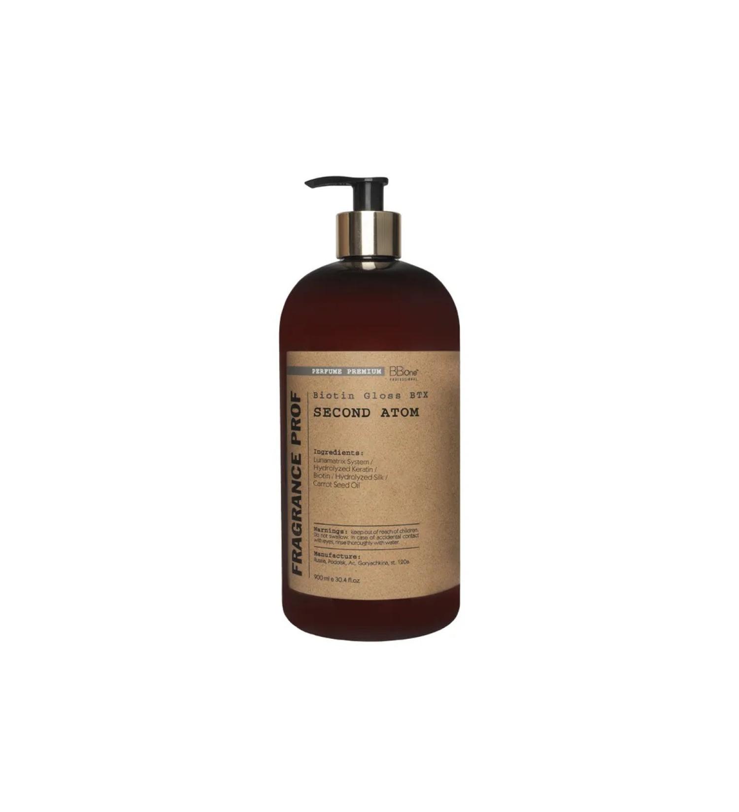 BB One Fragrance Care Biotin Gloss BTX Second Atom 900 ml mask