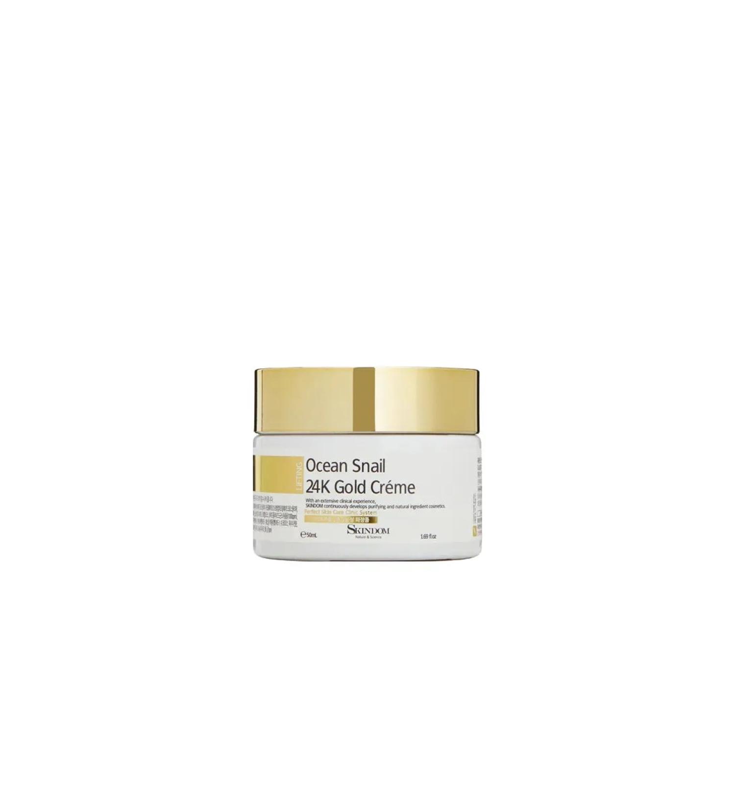 Skindom Face cream with an extract of sea snail and gold