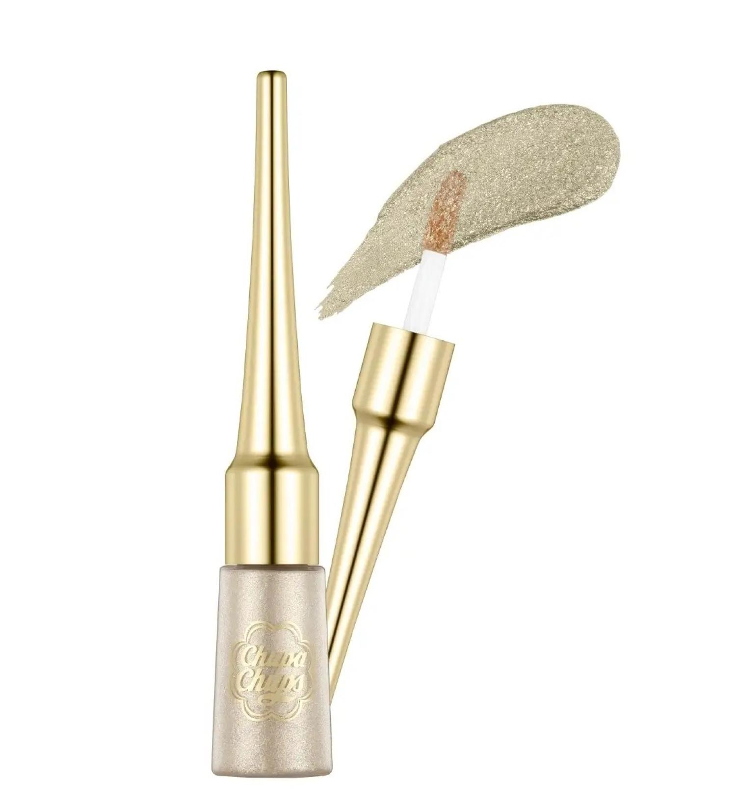 Chupa Chups Liquid sparkles for the eyes in the shade "Champagne Gold" - Buy Online on GoSupps.com