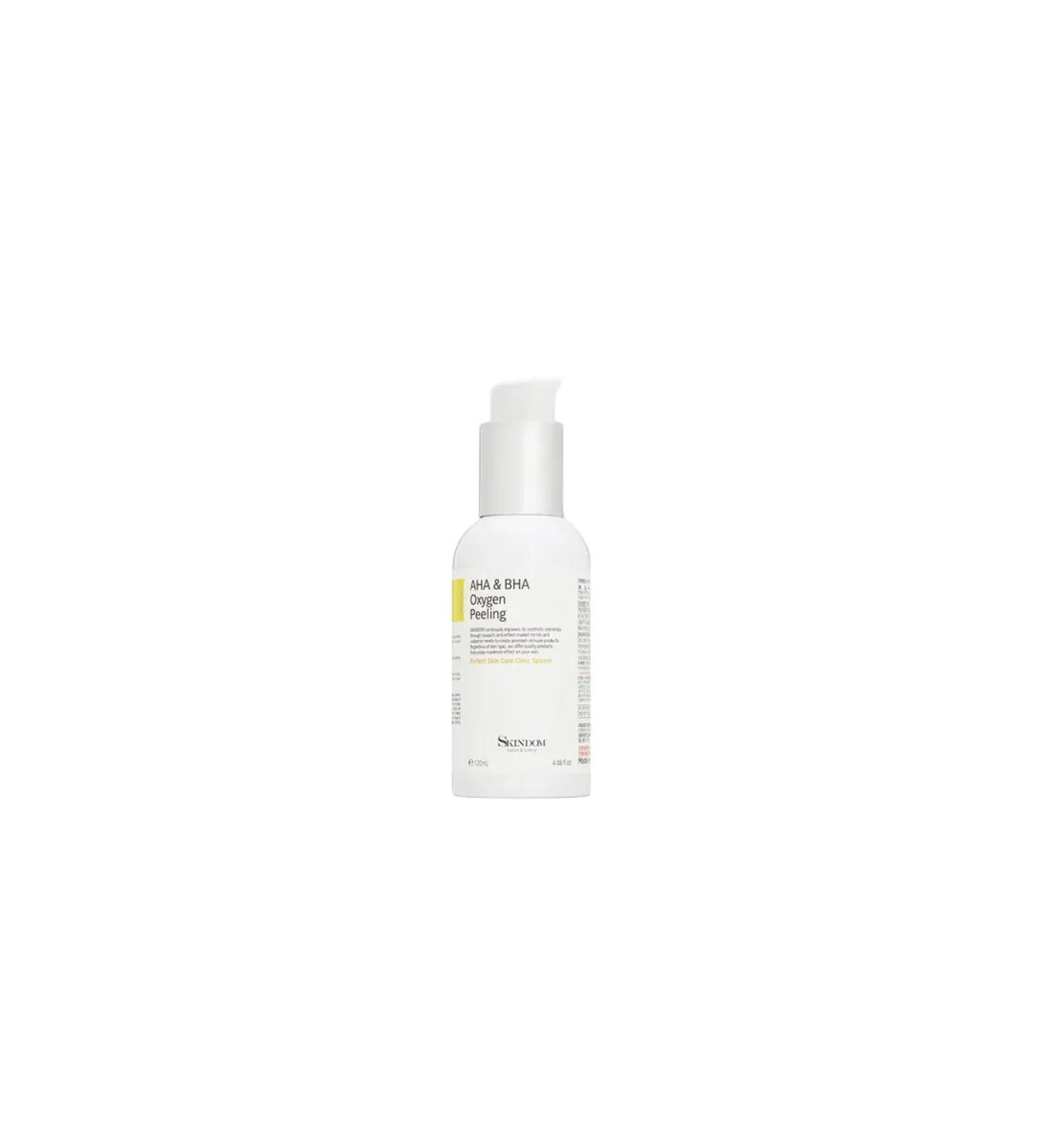 SKINDOM Oxygen foam-peeling with AHA BHA acids