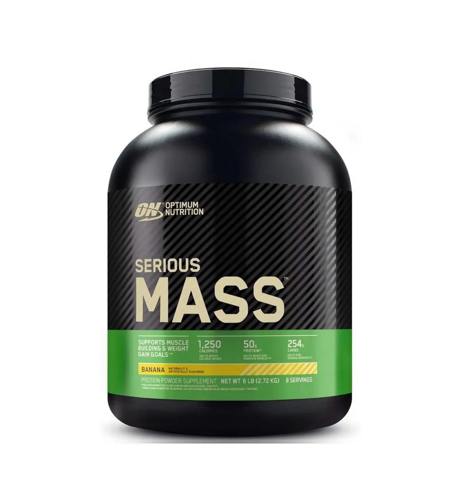 Optimum Nutrition Heiner Serious Mass 2720 g 6LB chocolate peanut oil