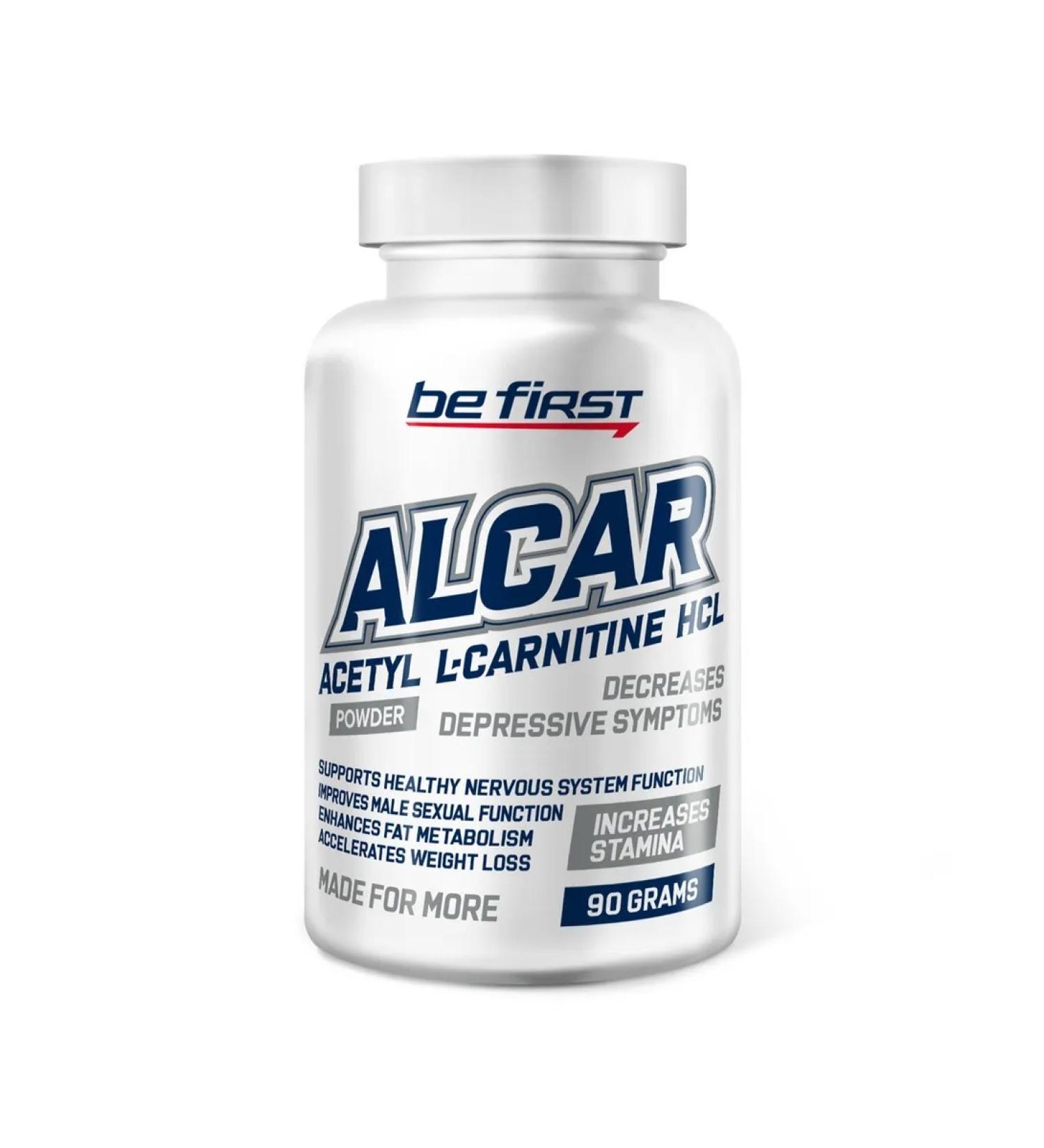 Be First Acetyl-L-carnitine Alcar (Acetyl L-Carnitine) Powder 90 gr
