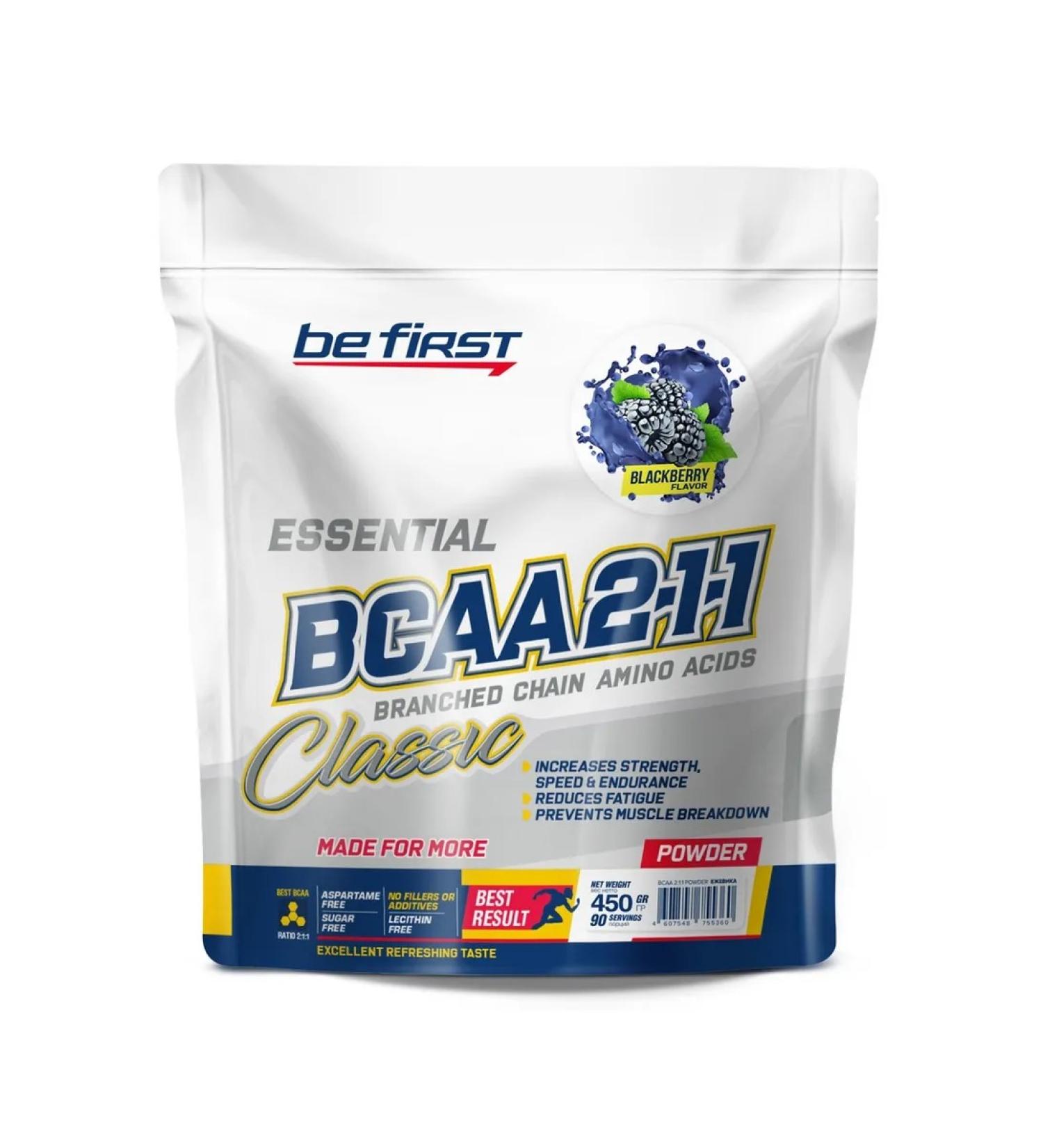 Be First BCAA BCAA 2 1 1 Powder 450 gr black