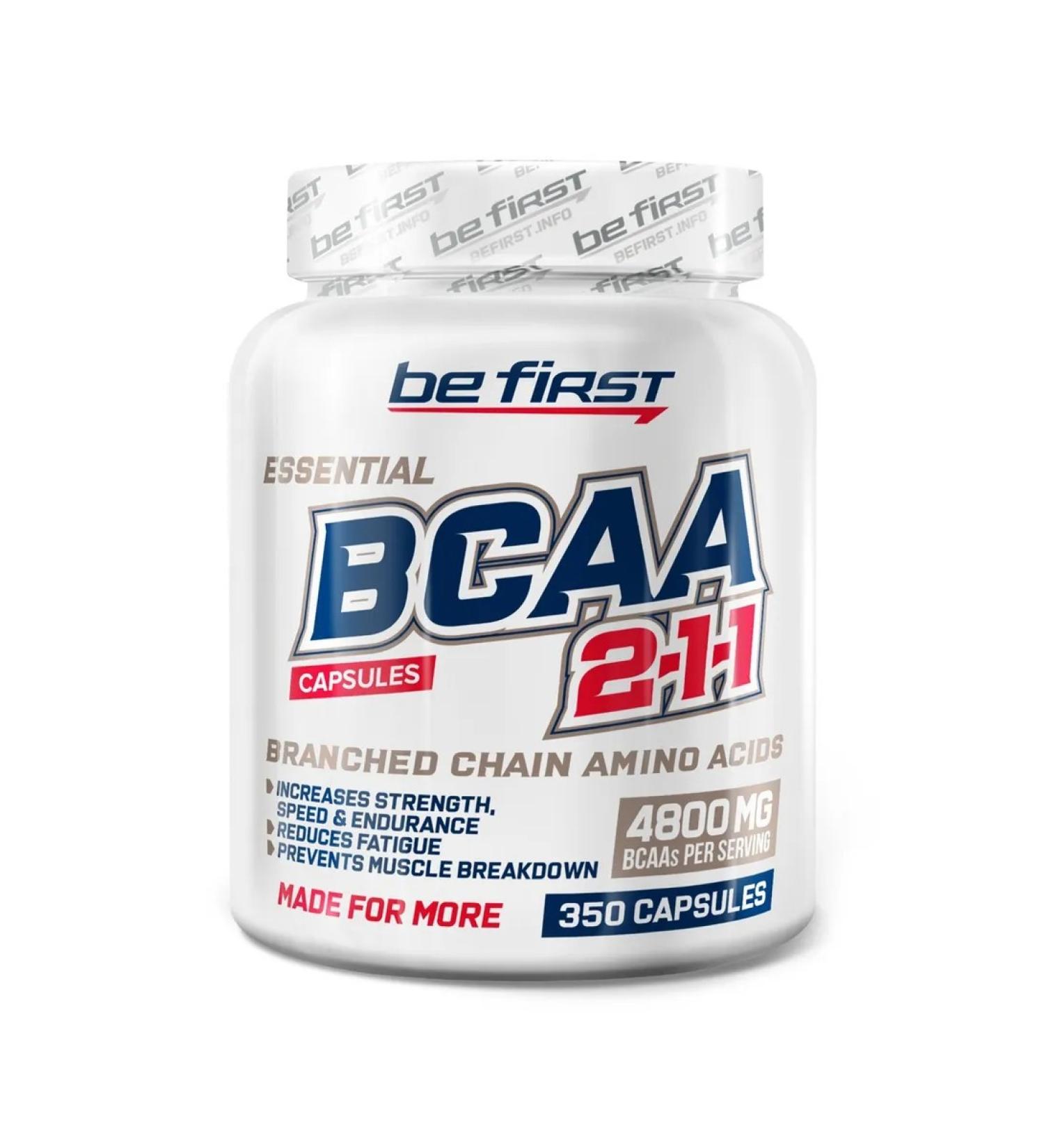 Be First BCAA BCAA Capsules 350 capsules